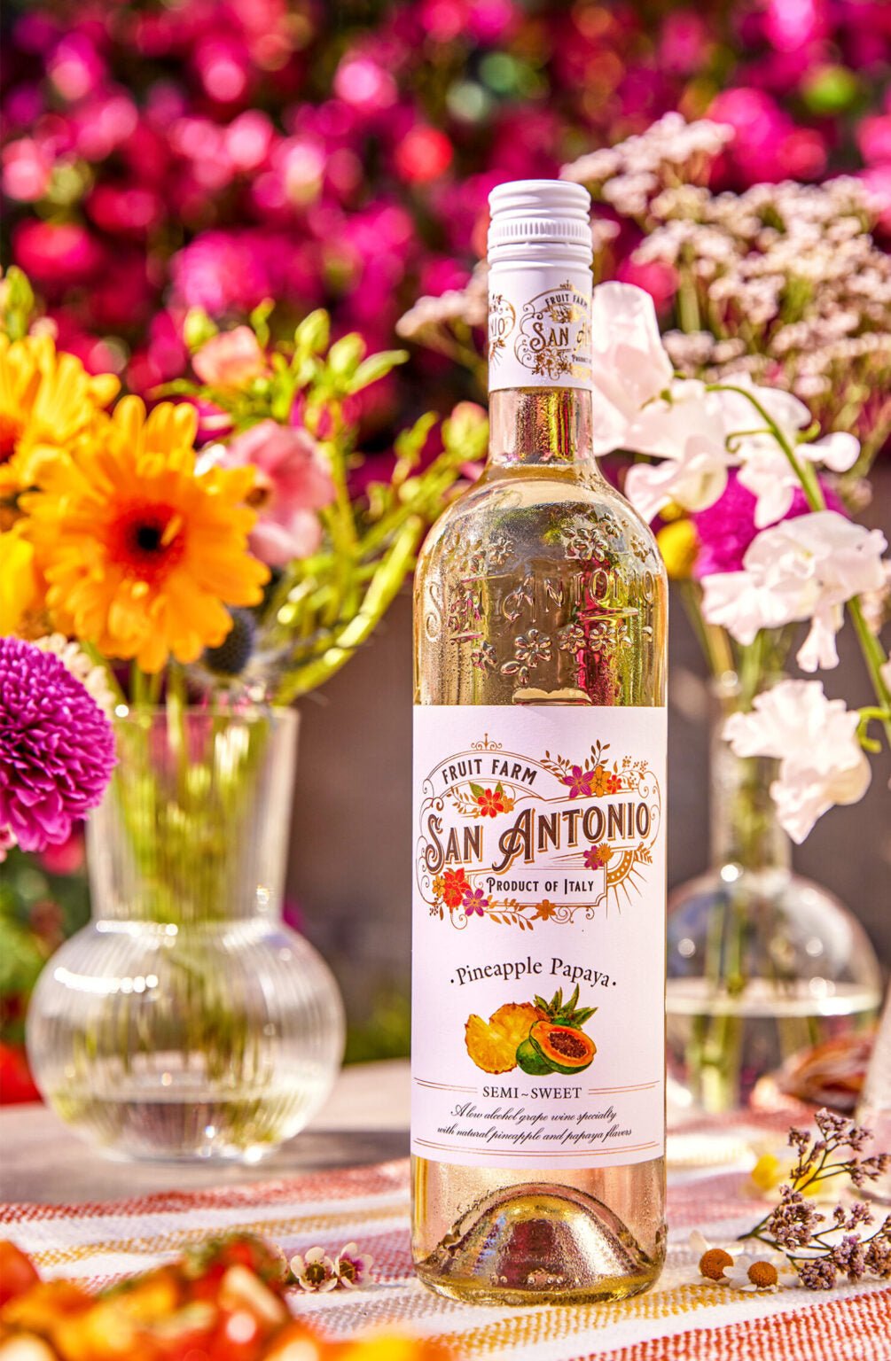San Antonio Pineapple Papaya Wine (750 mL) | Keg N Bottle