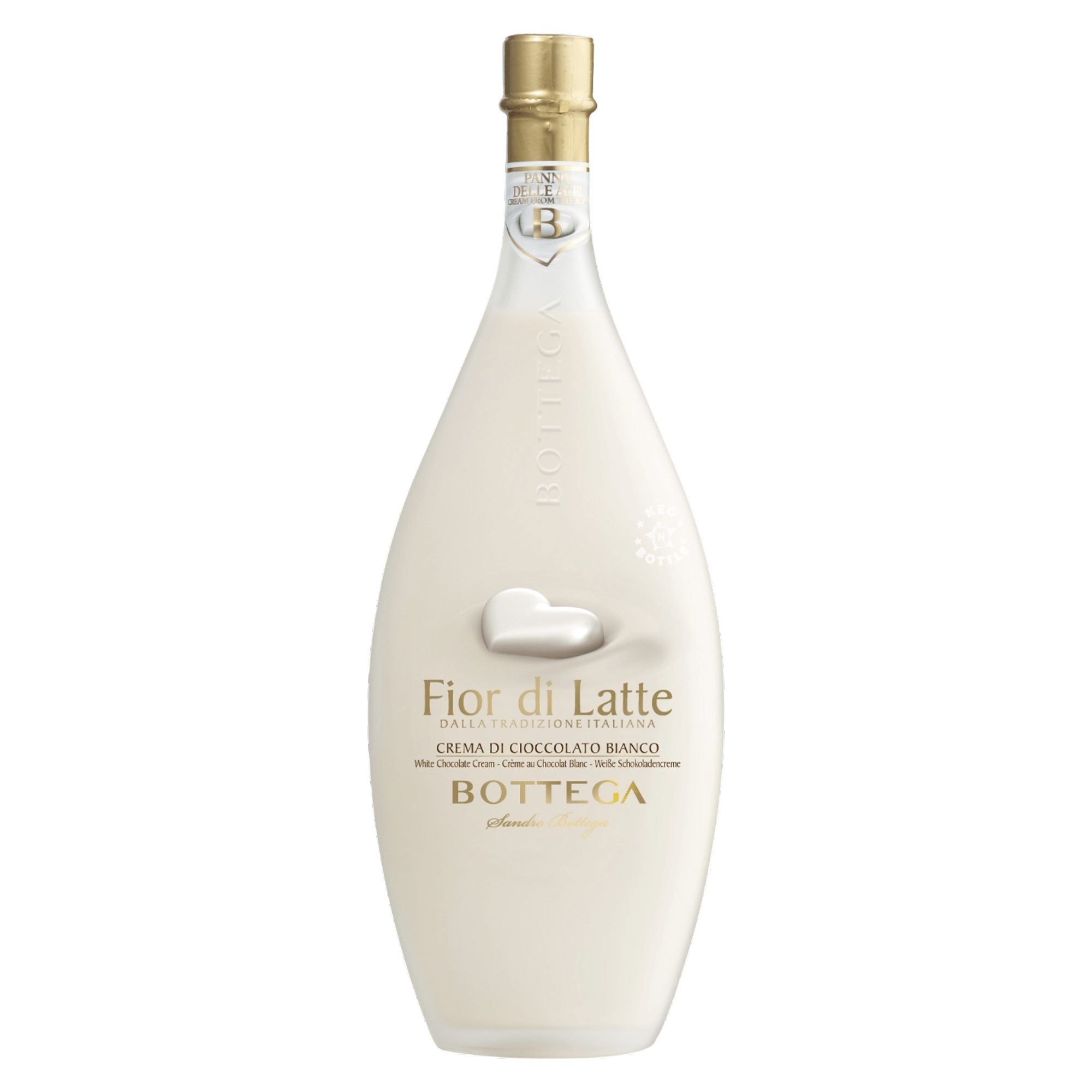 Sandro Bottega Fior di Latte Crema di Cioccoato Bianco (700 ml) | Keg N Bottle