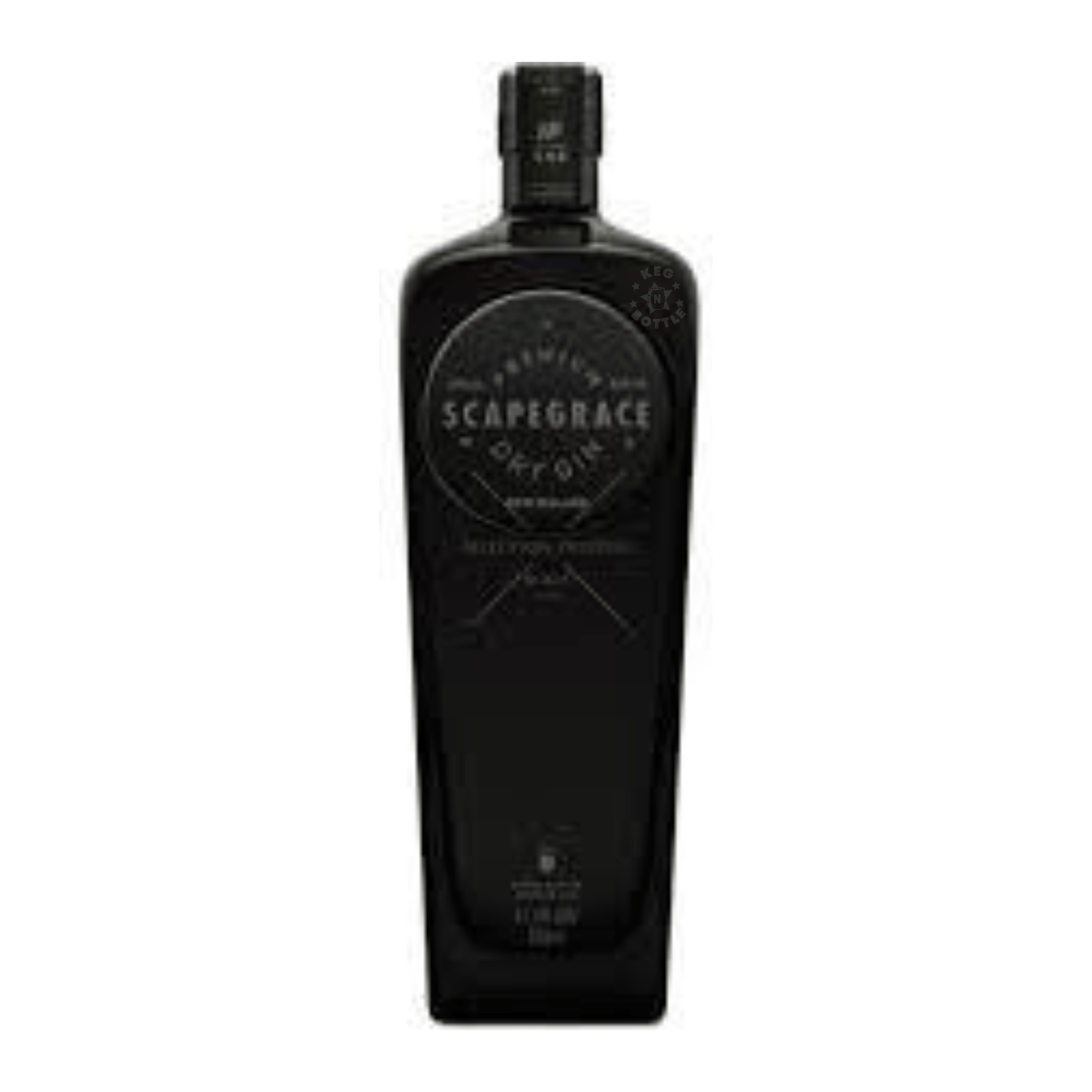 Scapegrace Black Premium Dry Gin (750 ml) | Keg N Bottle