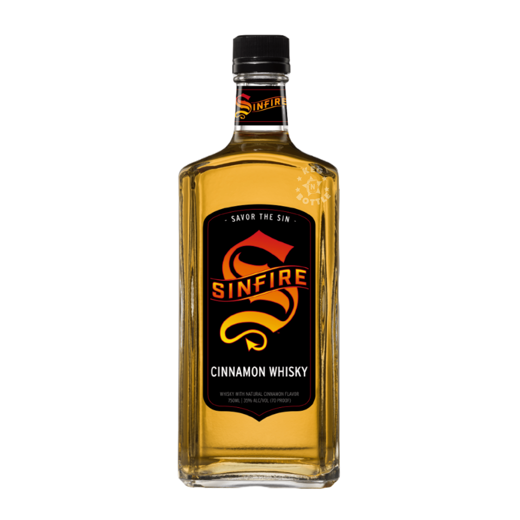 Sinfire Cinnamon Whisky (750 ml) - Keg N Bottle