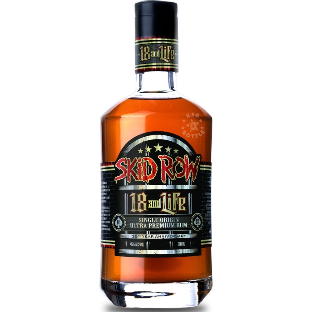 Skid Row 18 And Life Single Origin Ultra Premium Rum bottle 700mL