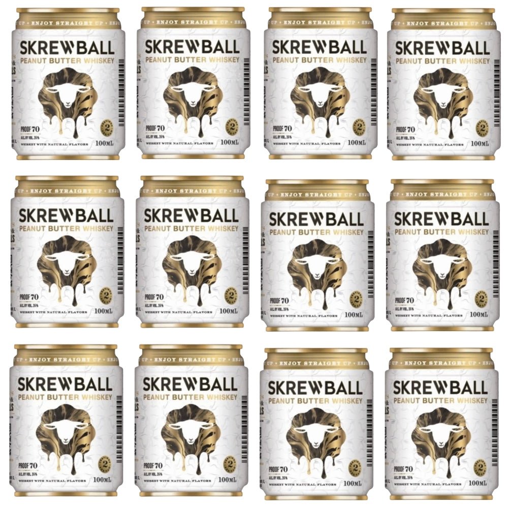 Skrewball Peanut Butter Whiskey 100 ml cans 12-pack