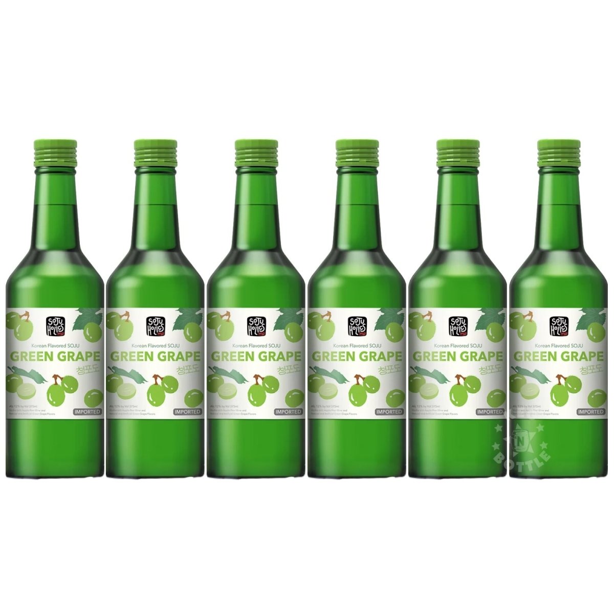 Soju Holics Green Grape Soju (6 Pack) | Keg N Bottle