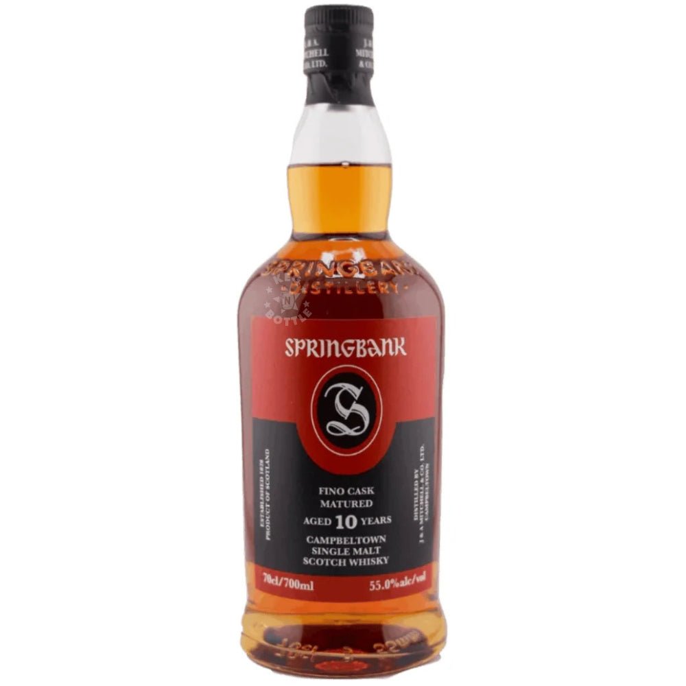 SpringBank 10 Year Fino Cask Matured Single Malt Scotch Whiskey (750mL)