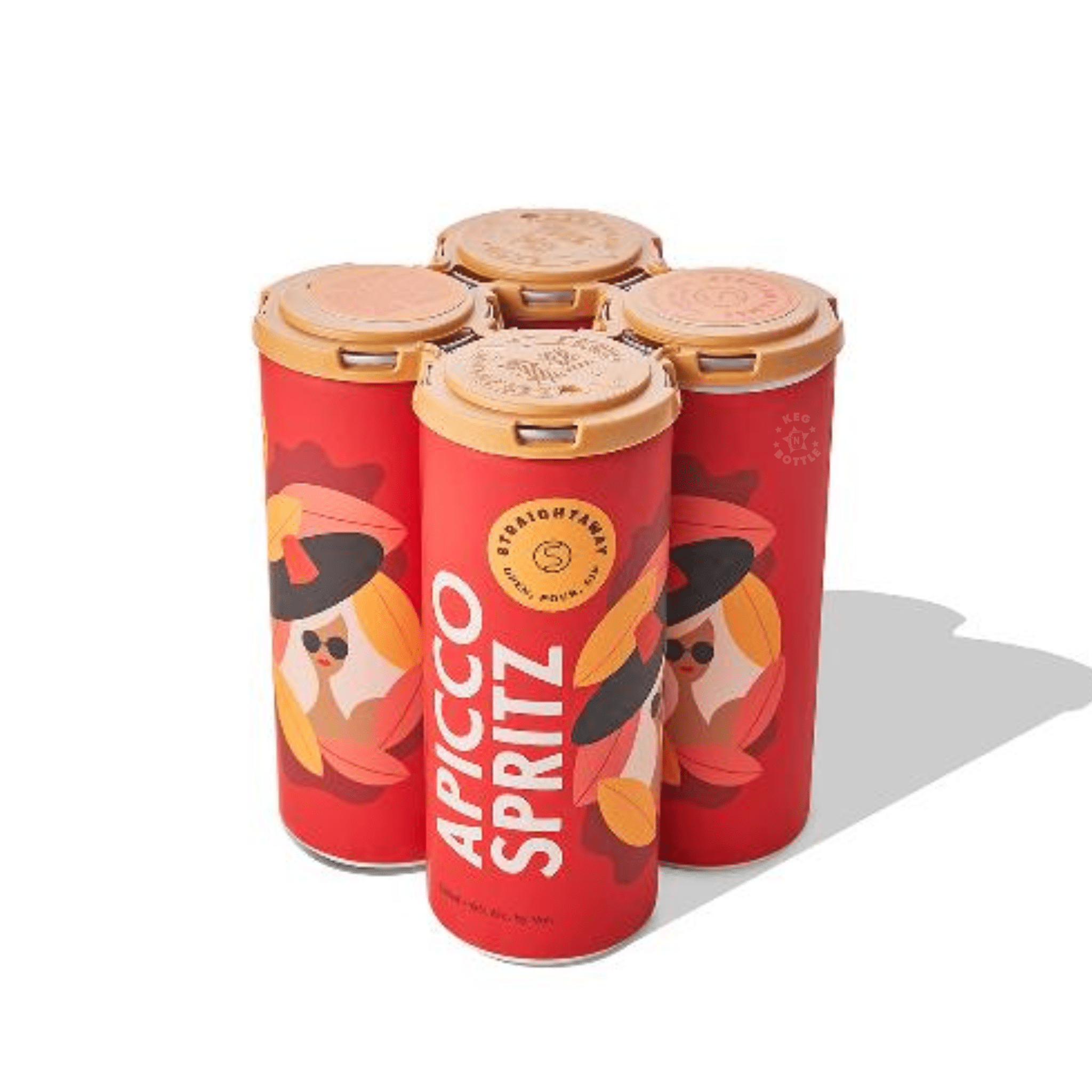 Straightaway Apicco Spritz (4 Pack) - Keg N Bottle