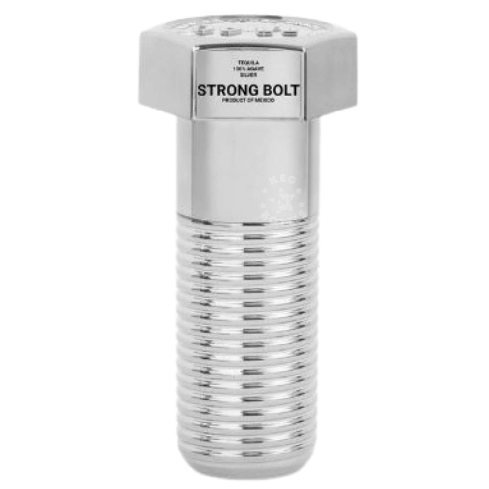 Strong Bolt Silver Tequila in Industrial Silver Bolt Bottle (700 ml)