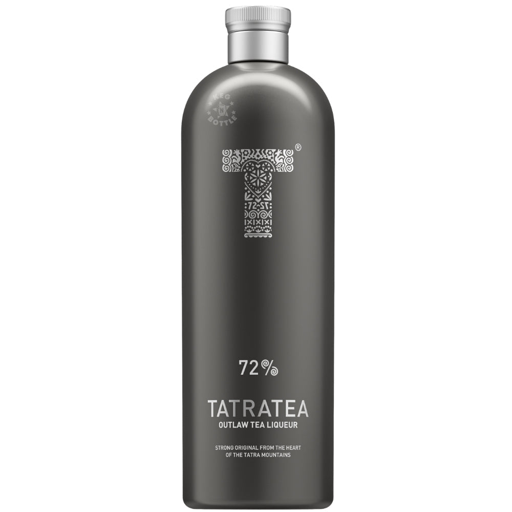 Tatratea 72 Percent Outlaw Tea Liqueur 750mL matte black bottle 144 proof