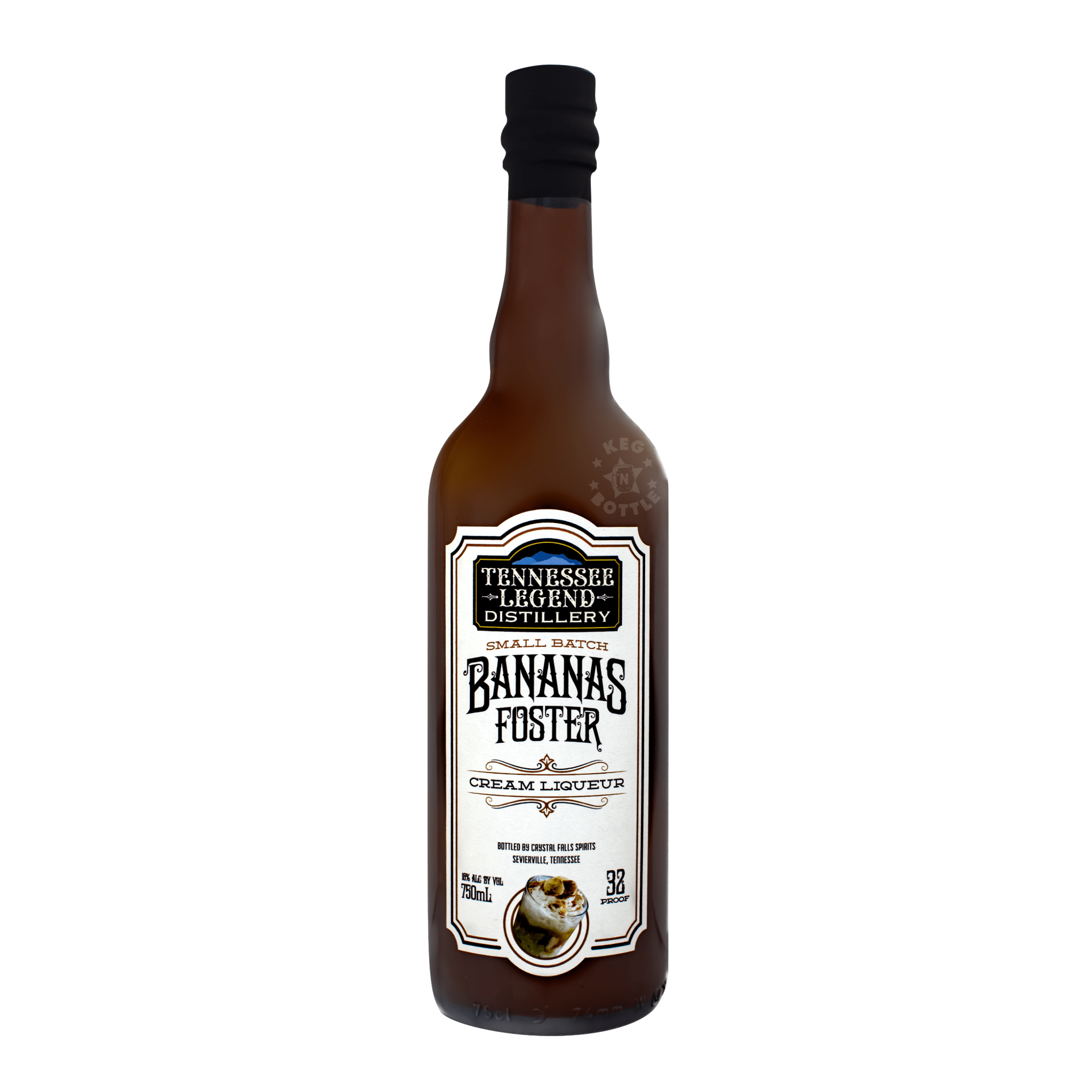 Tennessee Legend Banana Foster Cream Liqueur (750 ml) | Keg N Bottle
