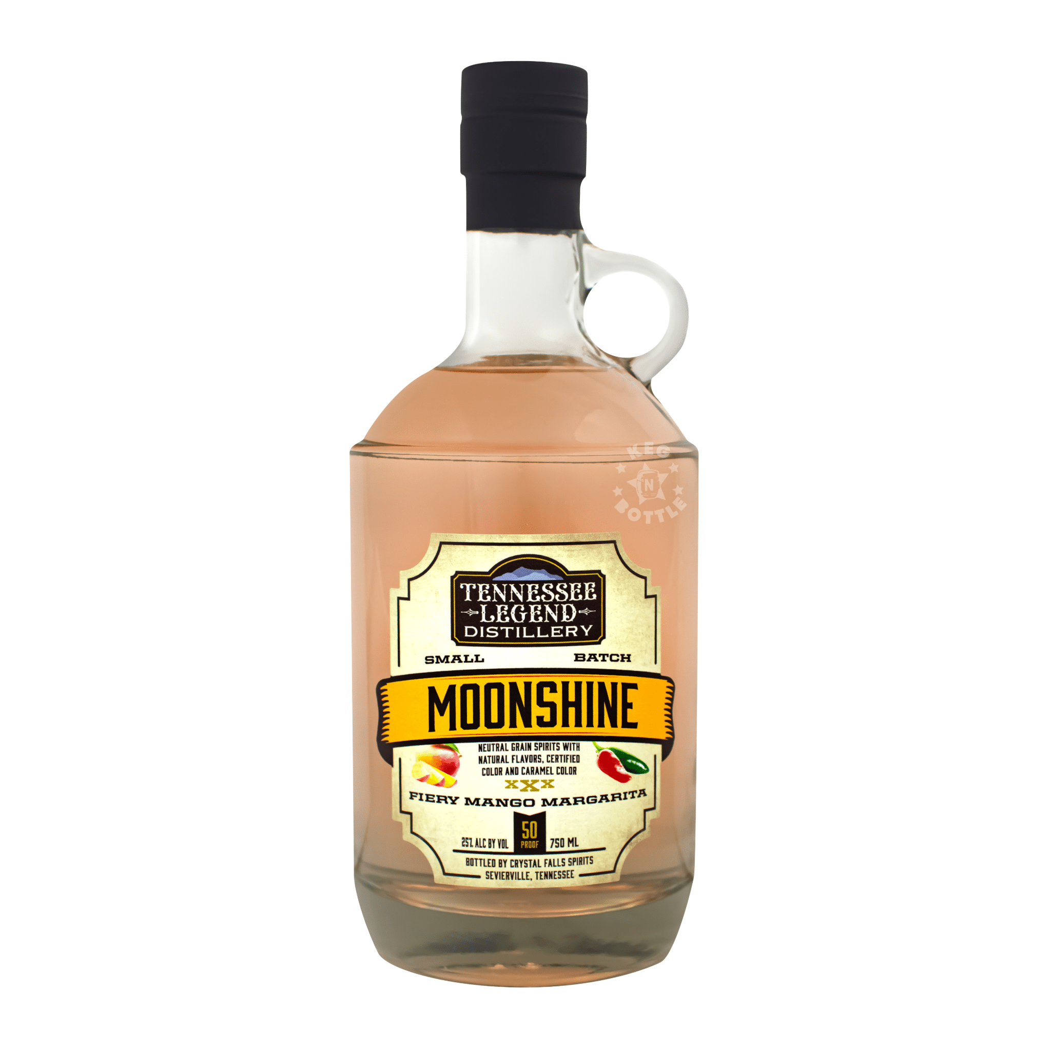 Tennessee Legend Firey Mango Margarita Moonshine (750 ml) | Keg N Bottle