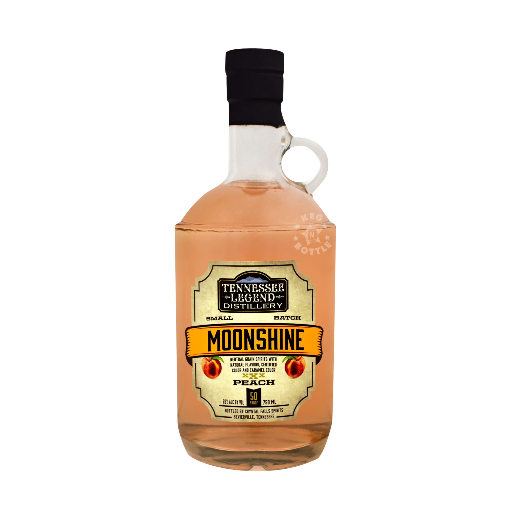 Tennessee Legend Peach Moonshine (750 ml) | Keg N Bottle
