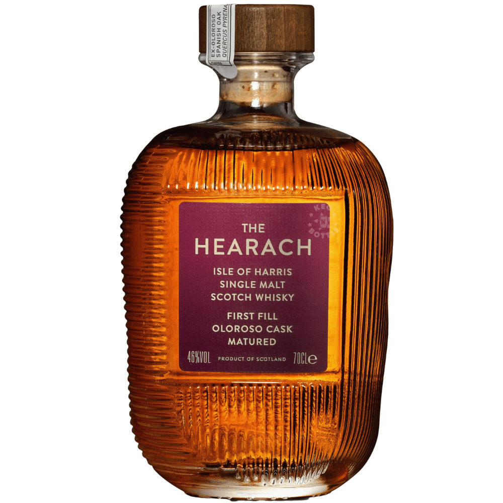 The Hearach First Fill Oloroso Cask Matured Single Malt Scotch Whisky 700mL from the Isle of Harris Distillery.