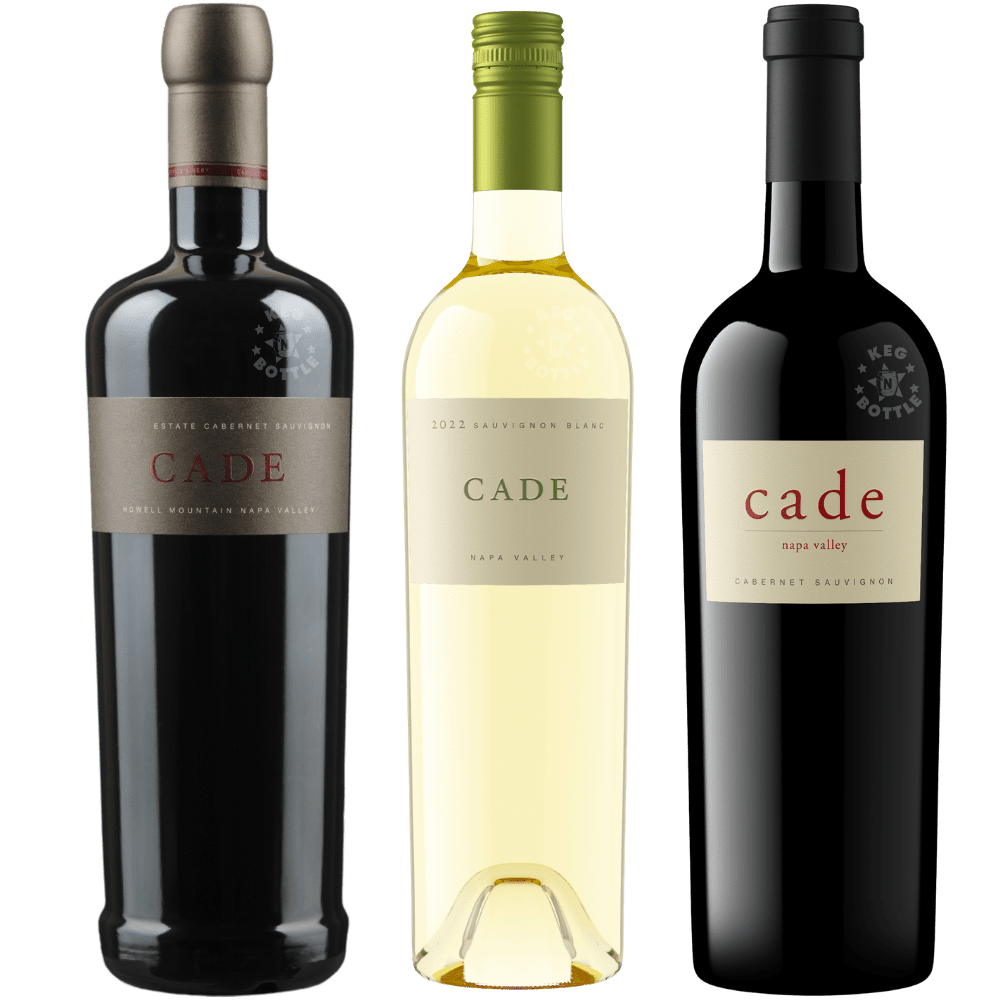 The Napa Governor’s Cut Cade Cabernet Sauvignon and Sauvignon Blanc wine bundle 3 bottles