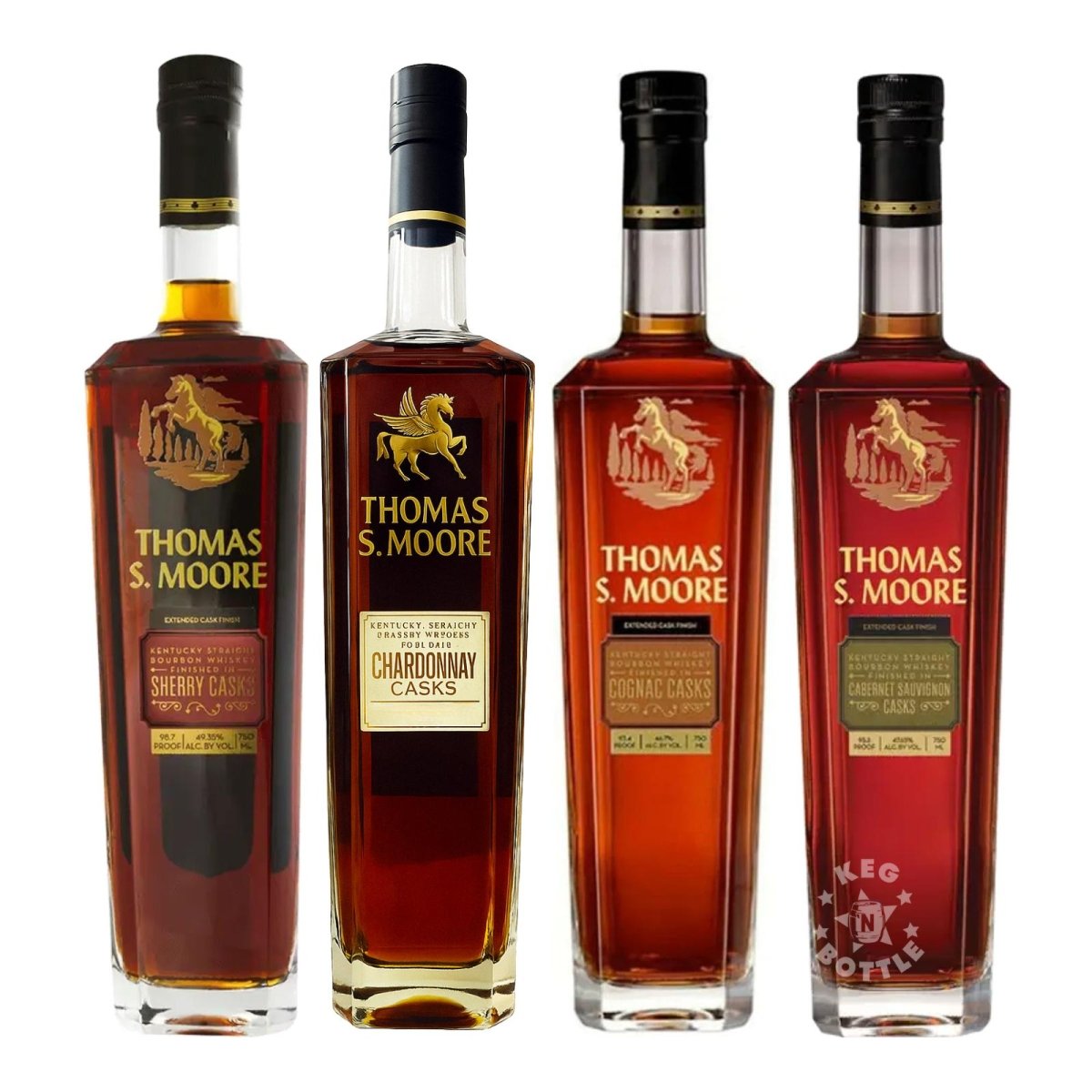 Thomas S. Moore Bourbon Combo Pack (4 x 750 ml) | Keg N Bottle
