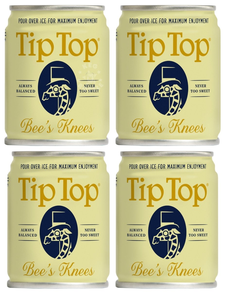 Tip Top Bee's Knees Gin Cocktail - 4 Pack (100 ml) | Keg N Bottle
