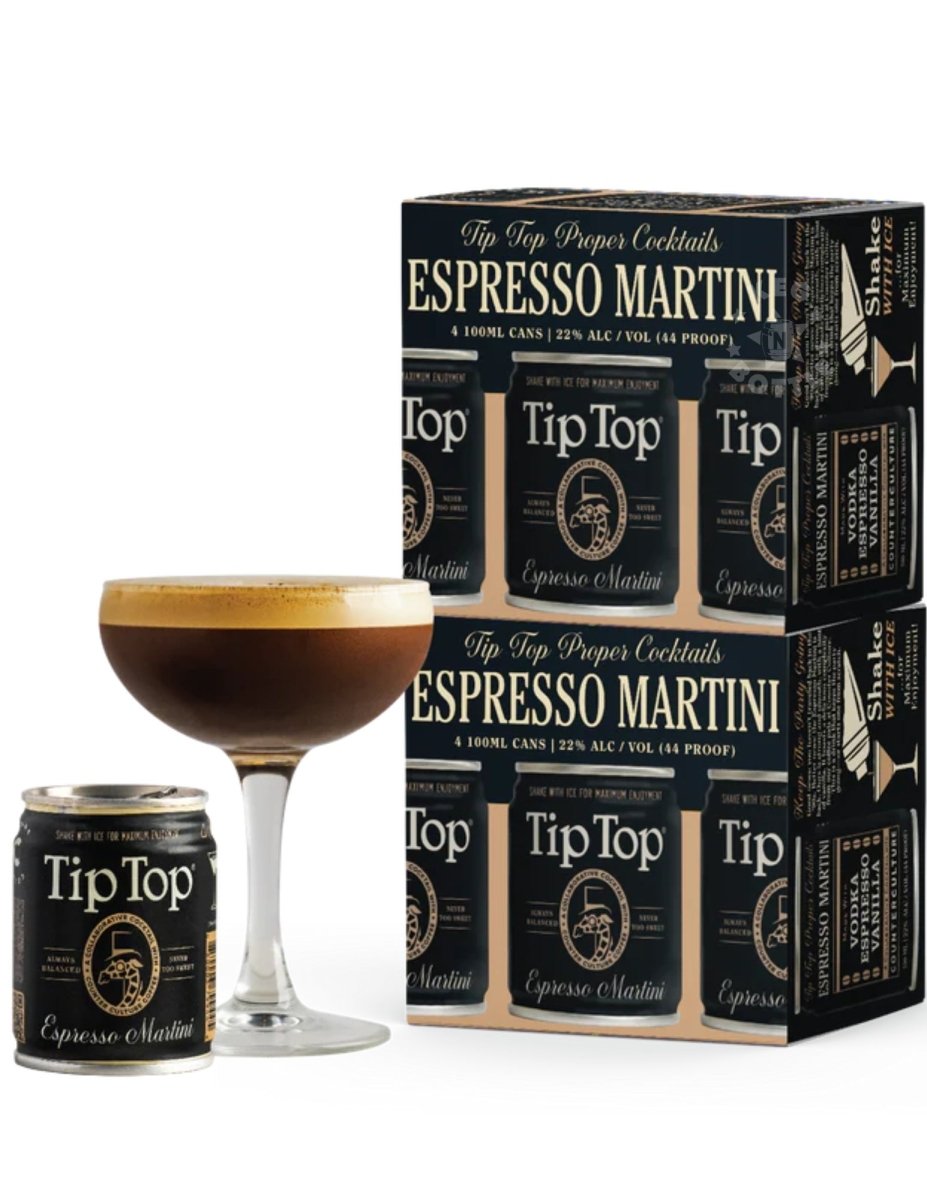 Tip Top Espresso Martini Cocktail - 12 Pack (100 ml)