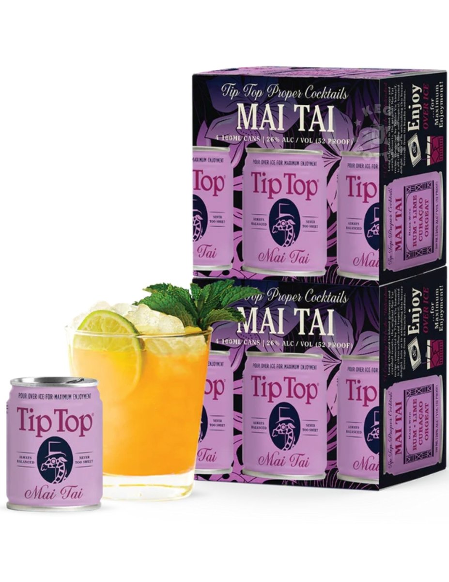 Tip Top Mai Tai Rum Cocktail - 12 Pack (100 ml) | Keg N Bottle