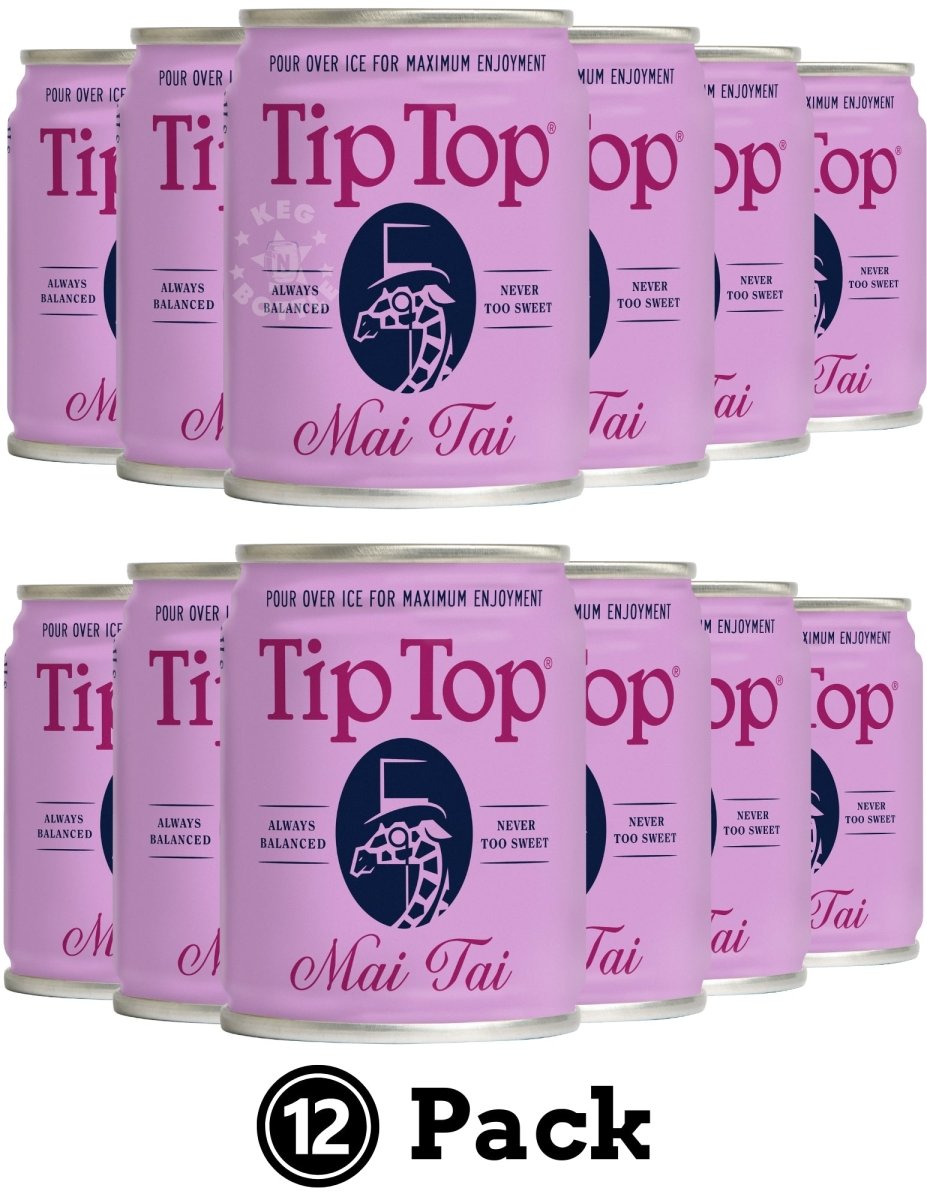 Tip Top Mai Tai Rum Cocktail - 12 Pack (100 ml) | Keg N Bottle