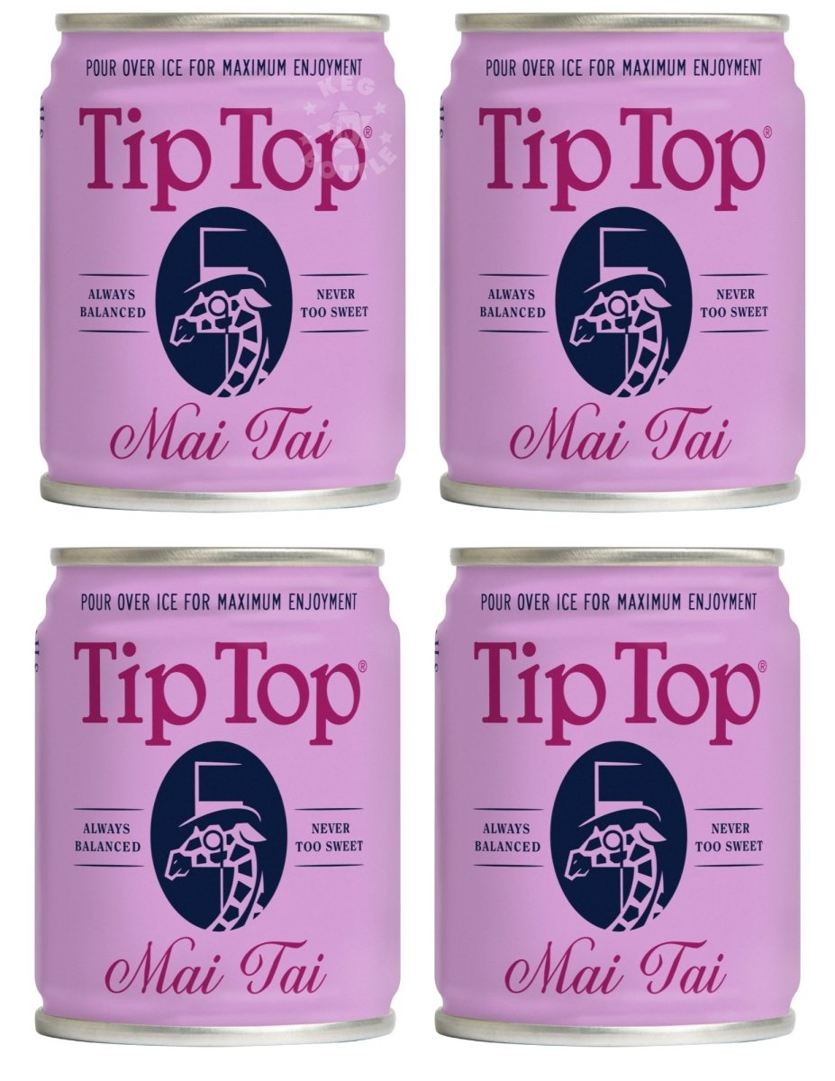 Tip Top Mai Tai Rum Cocktail - 4 Pack (100 ml) | Keg N Bottle