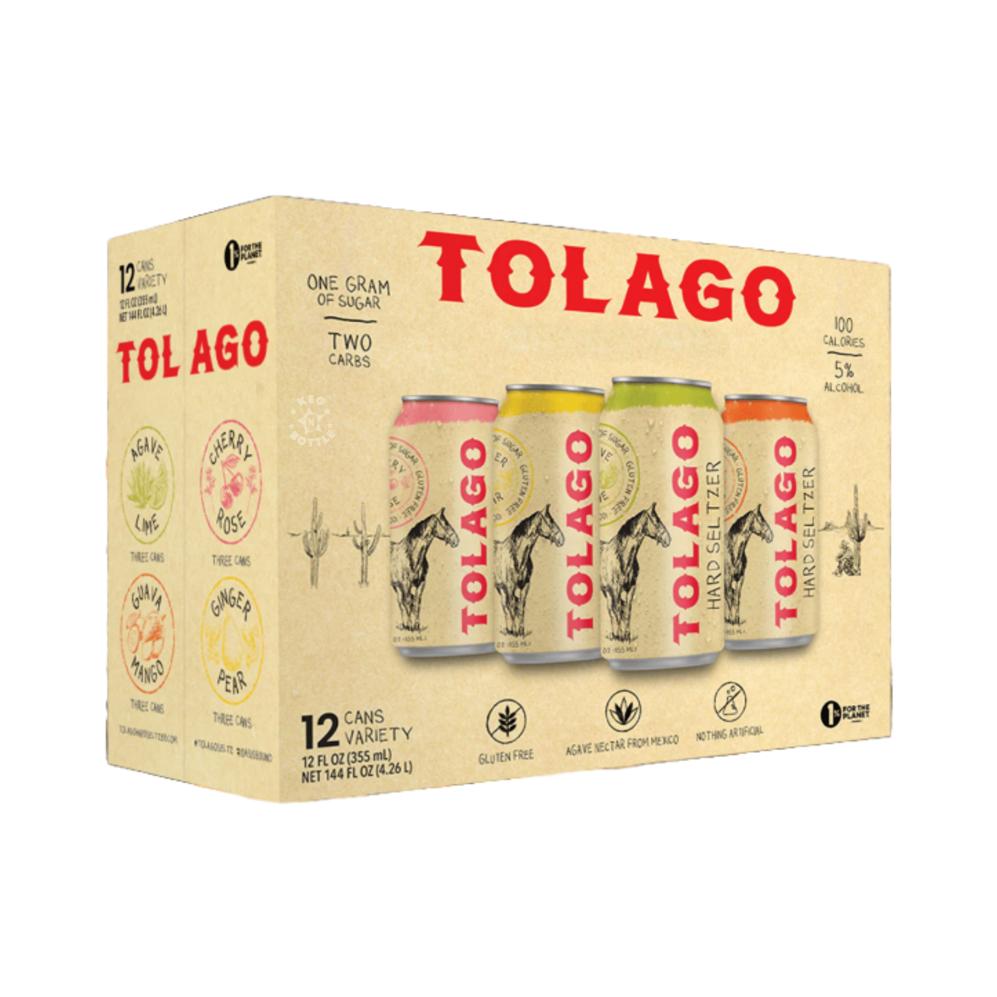 Tolago Hard Seltzer Variety #1 (12 Pack) - Keg N Bottle