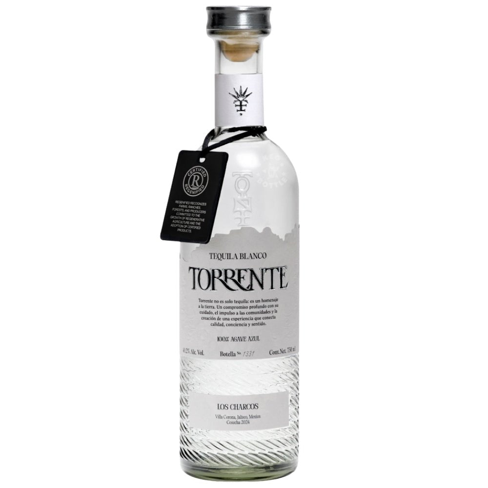 Torrente Tequila Blanco 40.2% regenerative tequila bottle 750mL