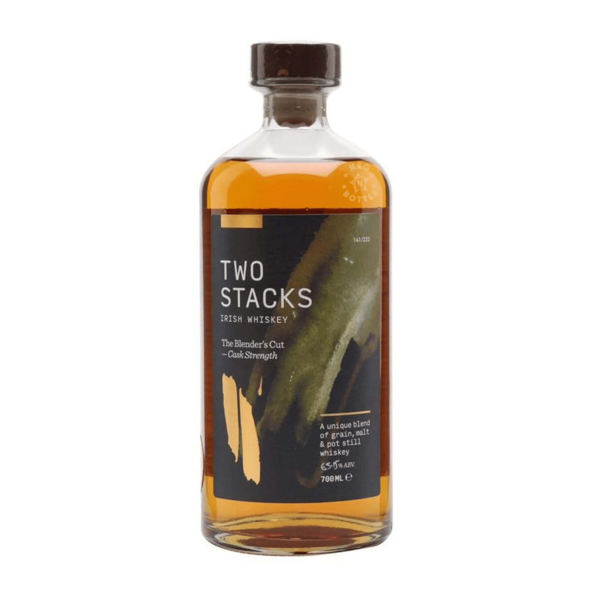 Two Stacks Irish Whiskey Cask Strength (750 ml) - Keg N Bottle