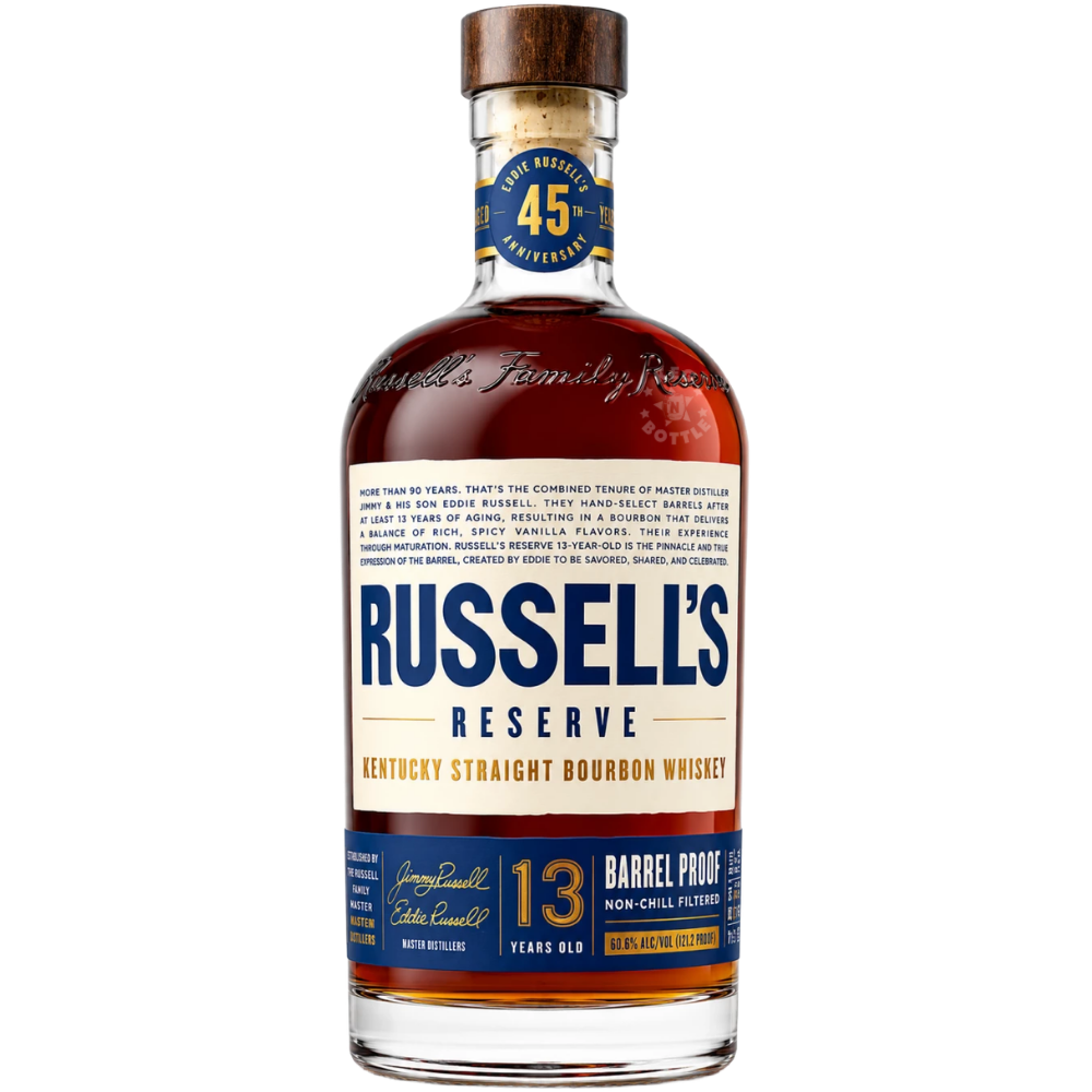 Russell's Reserve 13 Year 45th Anniversary 121.2 proof Barrel Proof Whiskey (750mL)