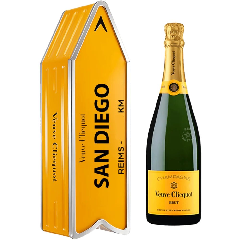 Veuve Clicquot Brut Champagne – San Diego Arrow Tin (750 ml) | Keg N Bottle