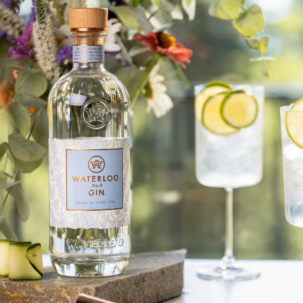 Waterloo No. 9 Gin 750mL New American craft gin distilled in Texas with nine botanicals including lavender, grapefruit, and pecan. 2