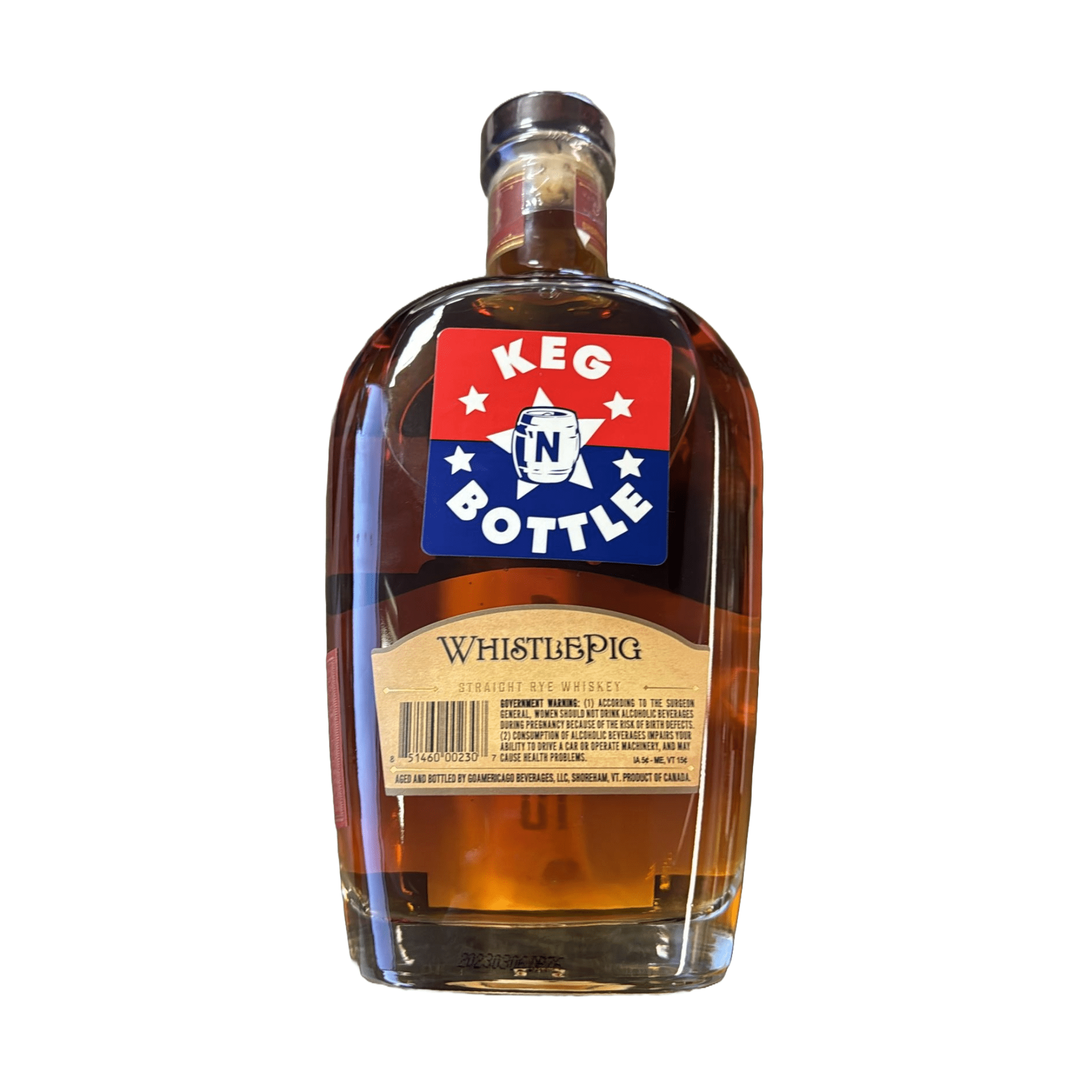 Whistlepig 10 Year Single Barrel Rye Keg N Bottle Pick (750 ml) - Keg N Bottle