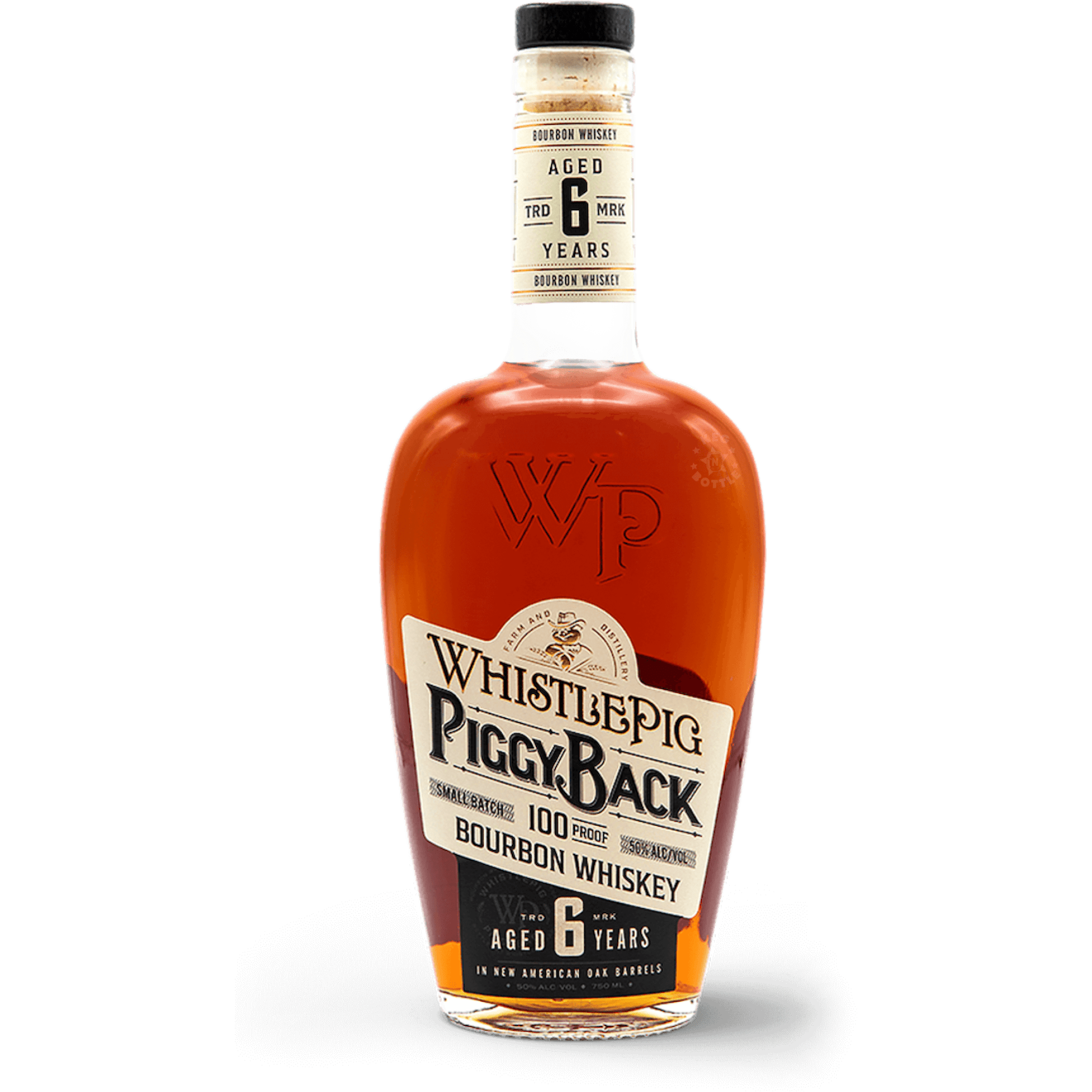WhistlePig PiggyBack 6 Year Bourbon Whiskey (750 mL) | Keg N Bottle