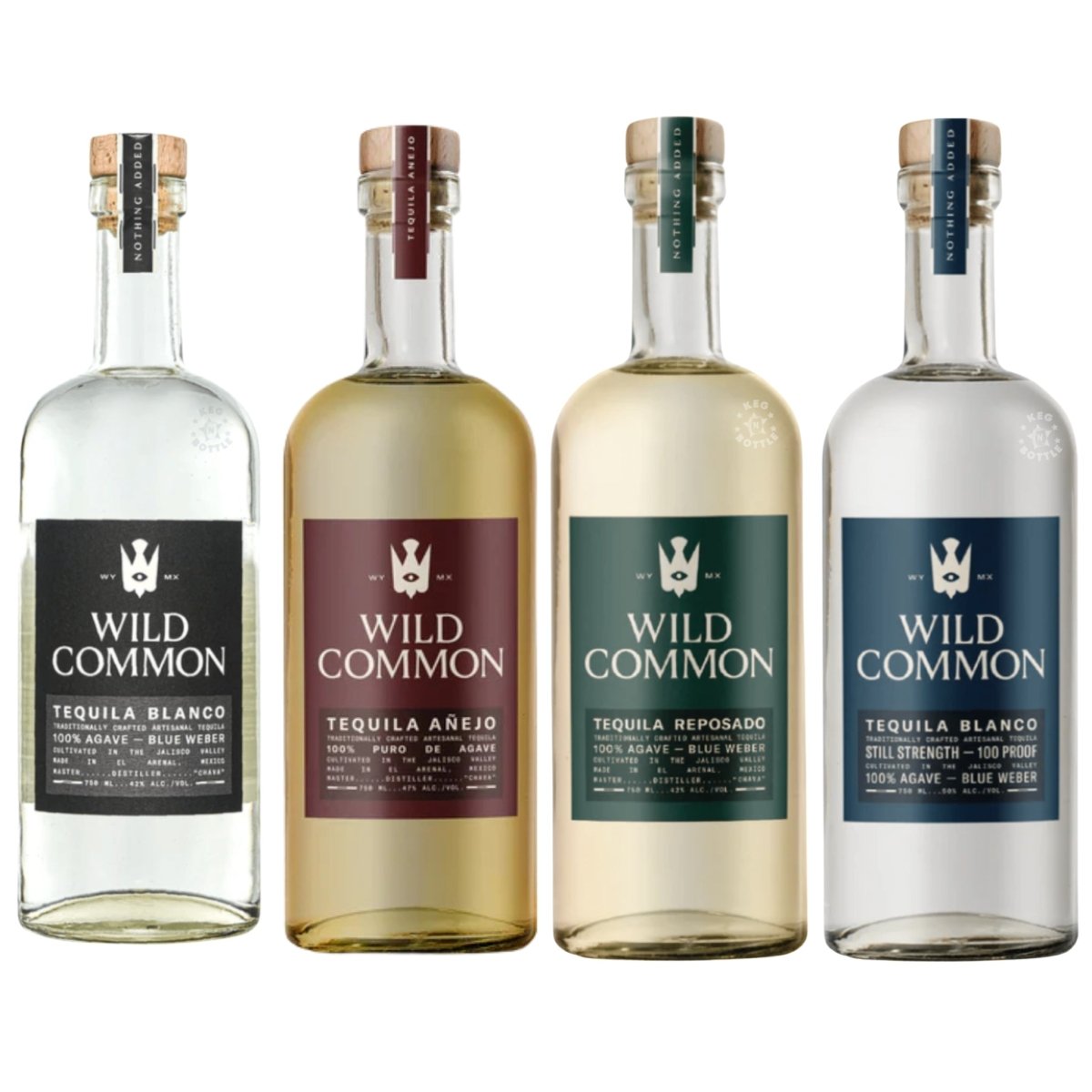 Wild Common Tequila Combo Pack (4 x 750 ml) | Keg N Bottle