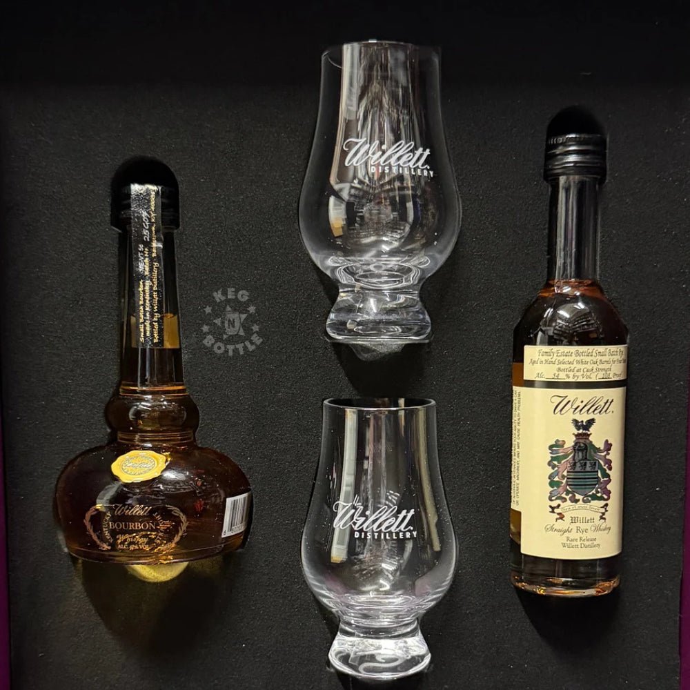 Willett Mini Gift Set with Pot Still Bourbon & 4 Year Rye