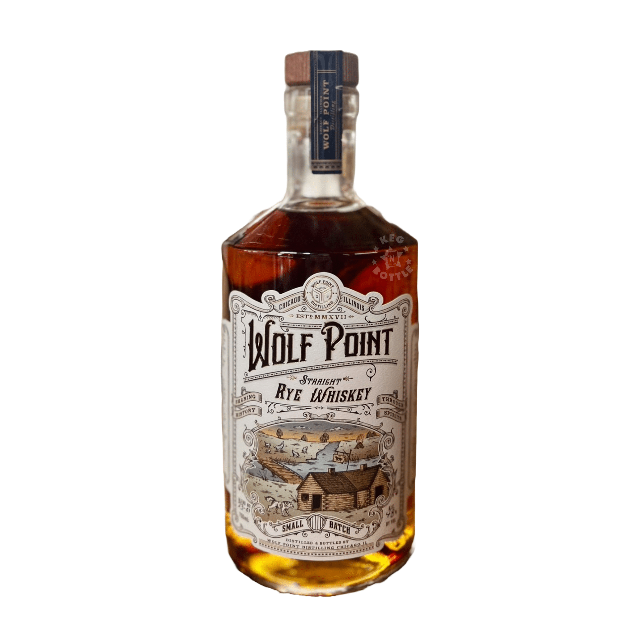 Wolf Point Distilling Straight Rye Whiskey (750 ml) | Keg N Bottle