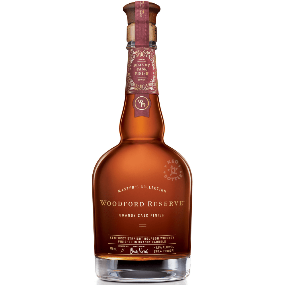 Woodford Reserve Master's Collection Brandy Cask Finish Kentucky Straight Bourbon Whiskey 700mL limited-edition bourbon finished in brandy casks.