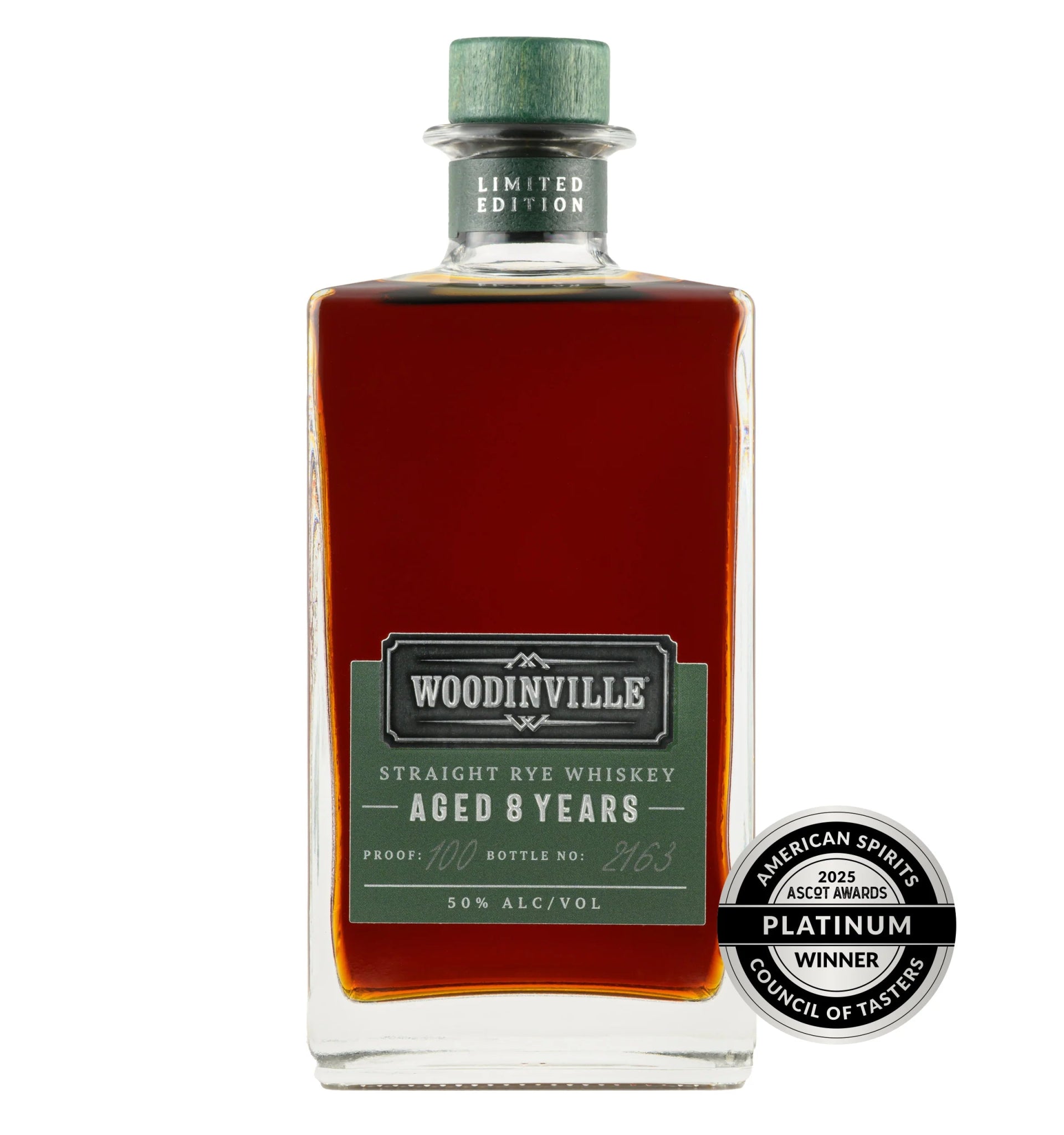 Woodinville 8 Year Limited Edition Rye Whiskey (750mL) | Keg N Bottle
