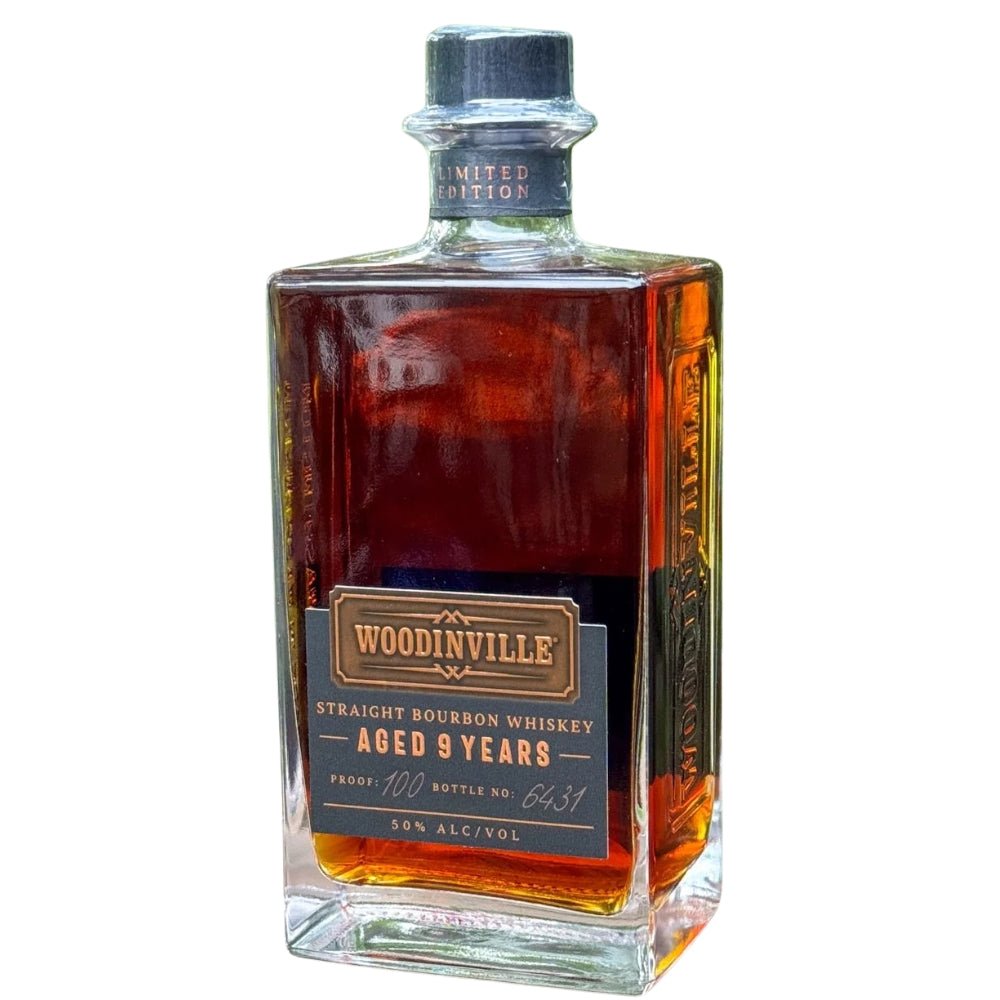 Bottle of Woodinville 9 Year Straight Bourbon Whiskey Limited Edition
