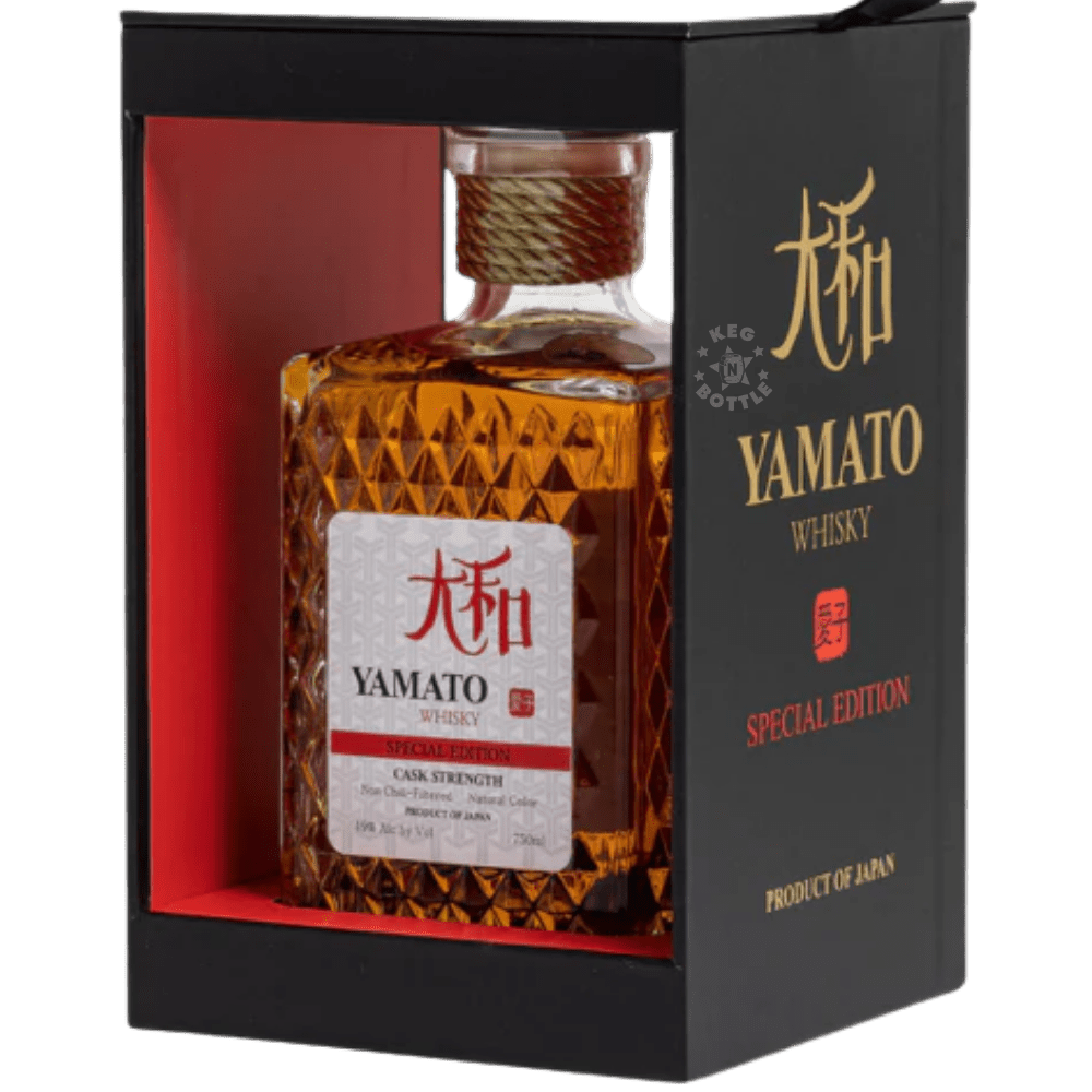Yamato Cask Strength 86.8 Proof Japanese Whisky 750ml bottle in luxury presentation box 2