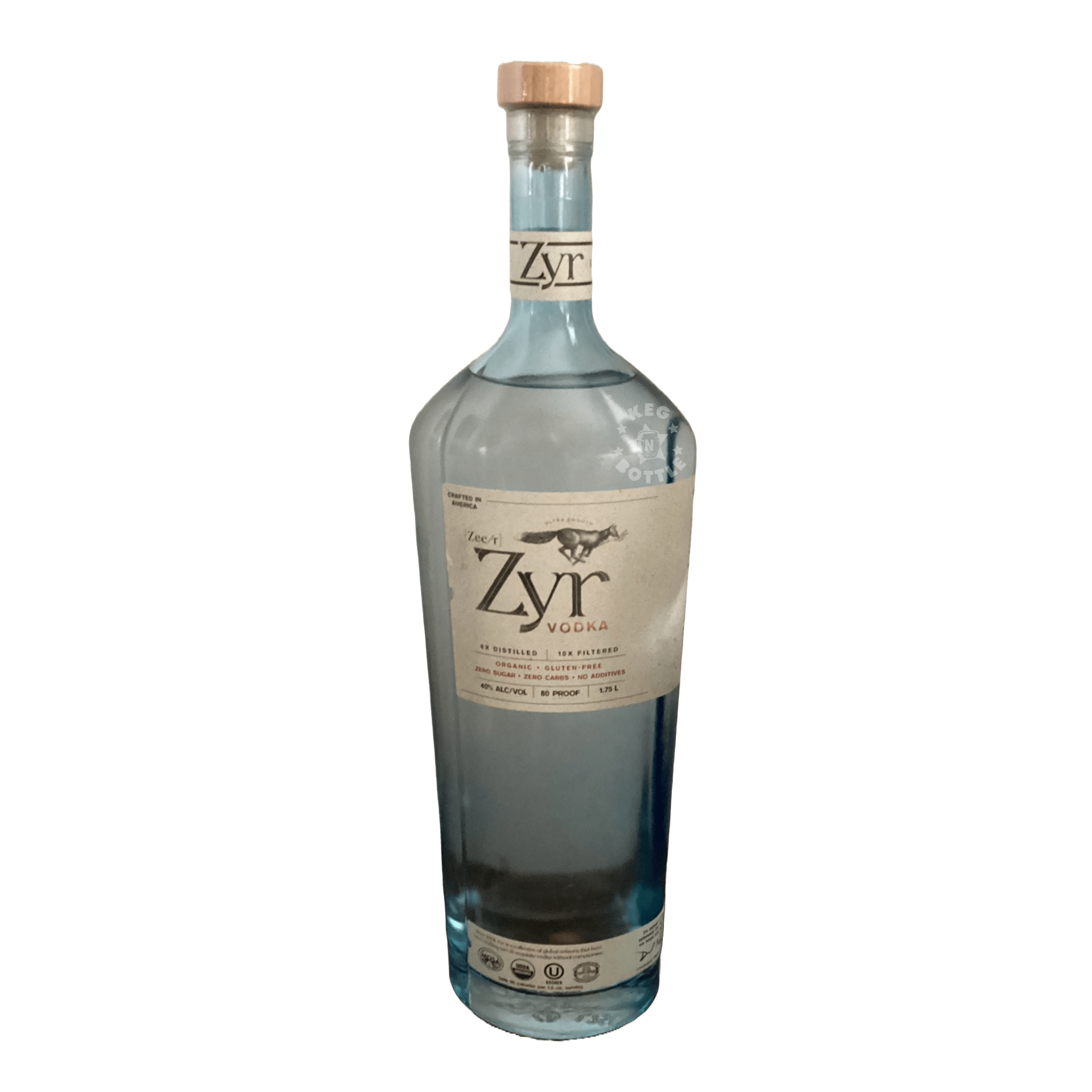 リール vodka Zyr Vodka (1.75 L) | Keg N Bottle