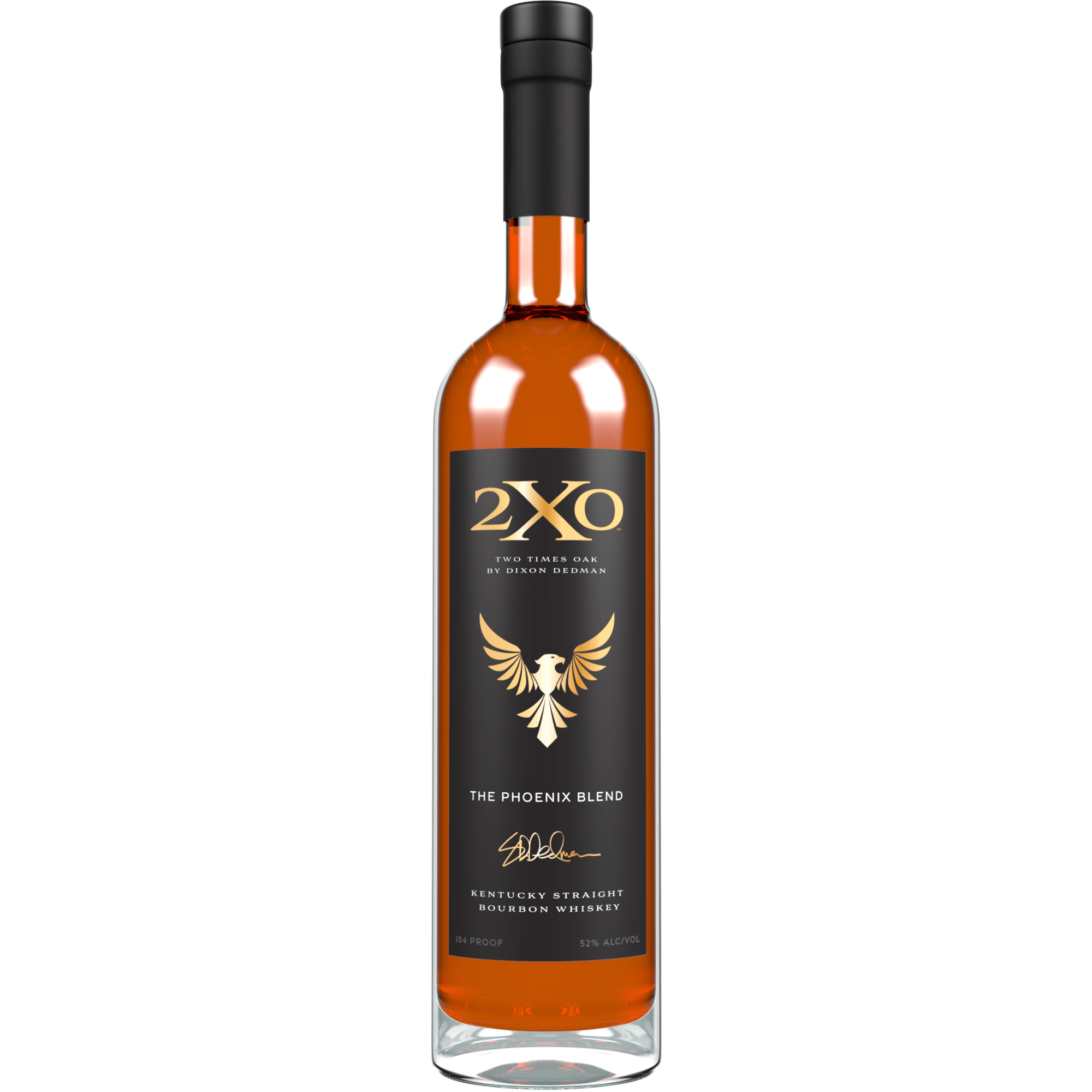 2XO The Pheonix Blend Straight Bourbon Whiskey - Signed By Dixon