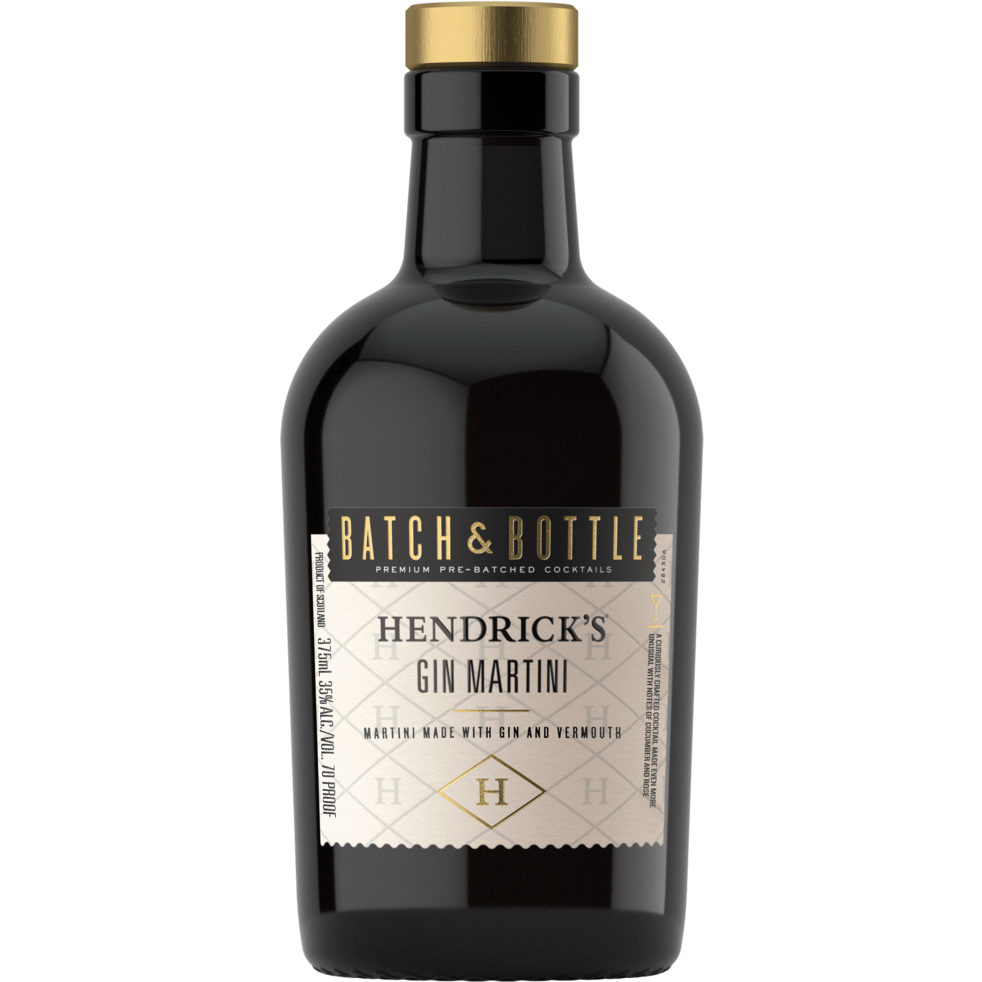 Batch & Bottle Hendrick's Gin Martini Cocktail (375 ml) | Keg N Bottle