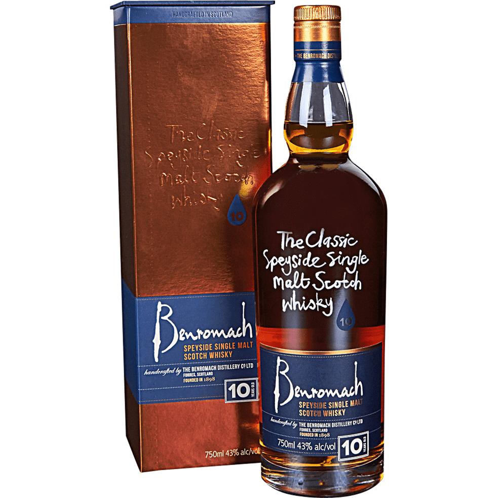 BENROMACH 10年 スコッチウイスキー 43% Amazon.co.jp: [旧ボトル] ベンロマック (BENROMACH) 10年 43度 700ml
