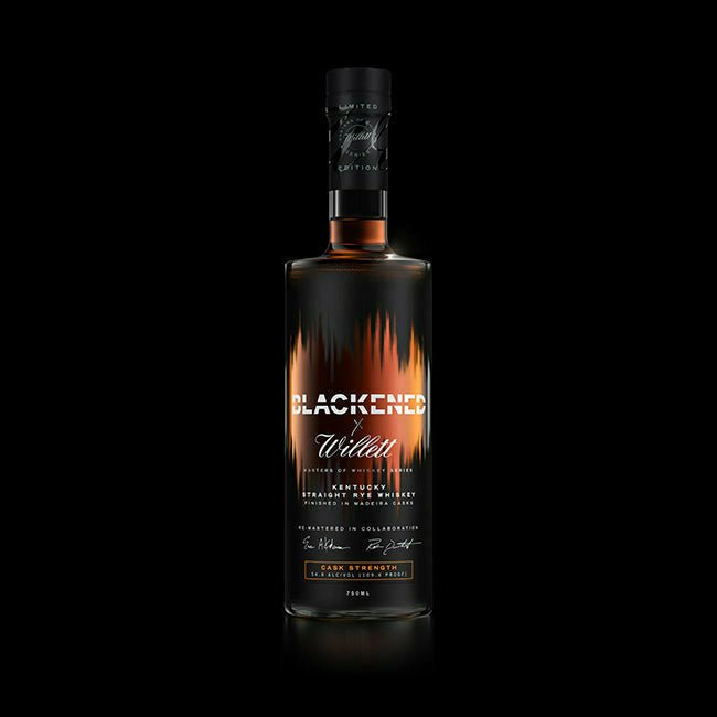 Blackened x Willett Straight Rye Whiskey (750mL) | Keg N Bottle