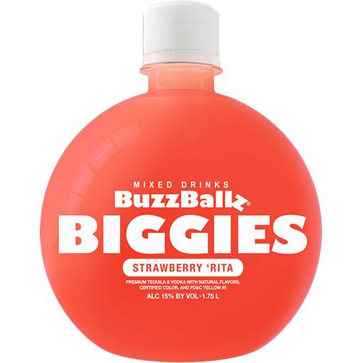 BuzzBallz Biggies Strawberry 'Rita (1.75 L) | Keg N Bottle