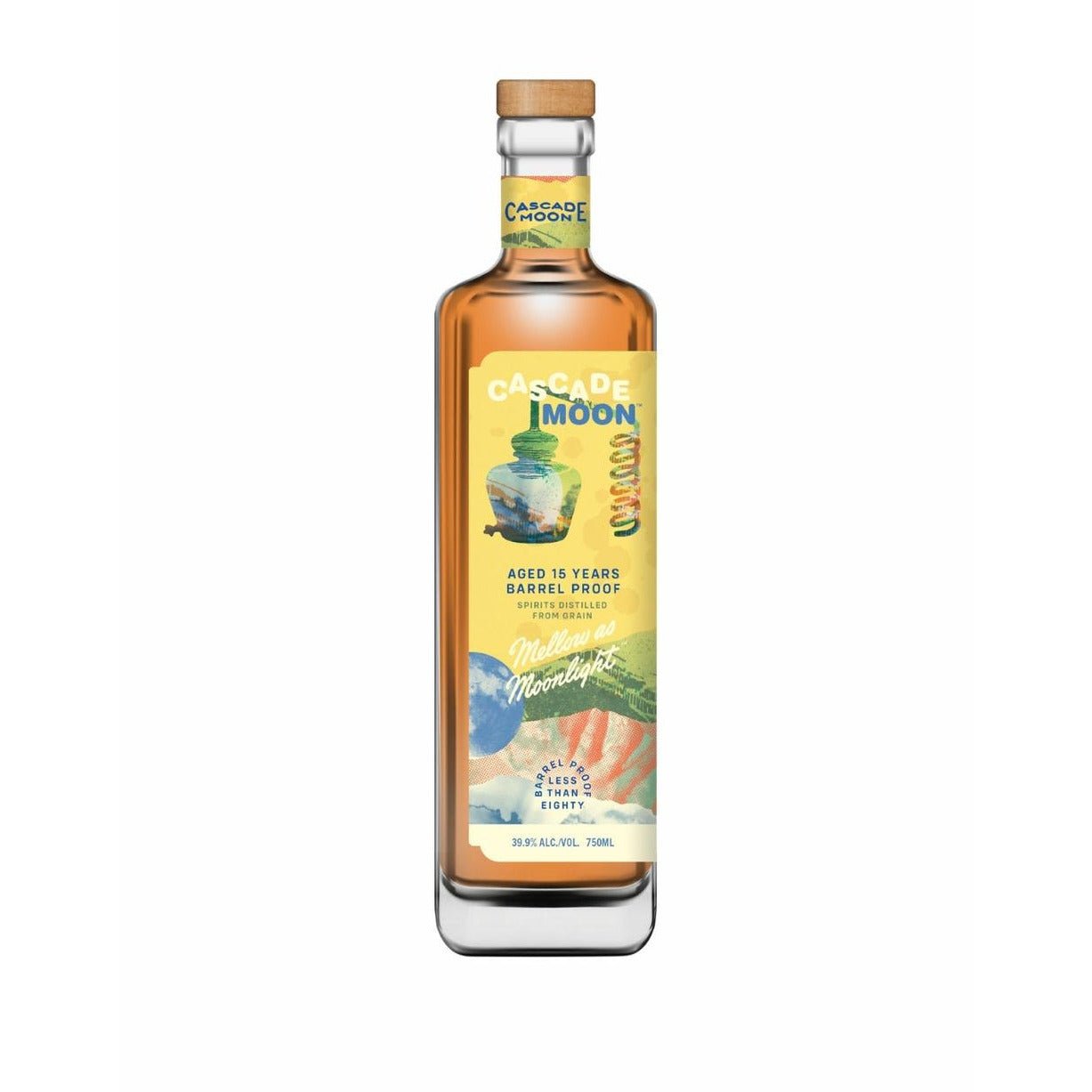 Cascade Moon 15 Year Rye Barrel Proof Whiskey (750 ml) | Keg N Bottle