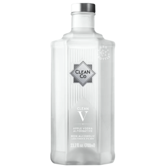 CleanCo Clean V Non - Alcoholic Apple Vodka Alternative Spirit (700 ml) | Keg N Bottle