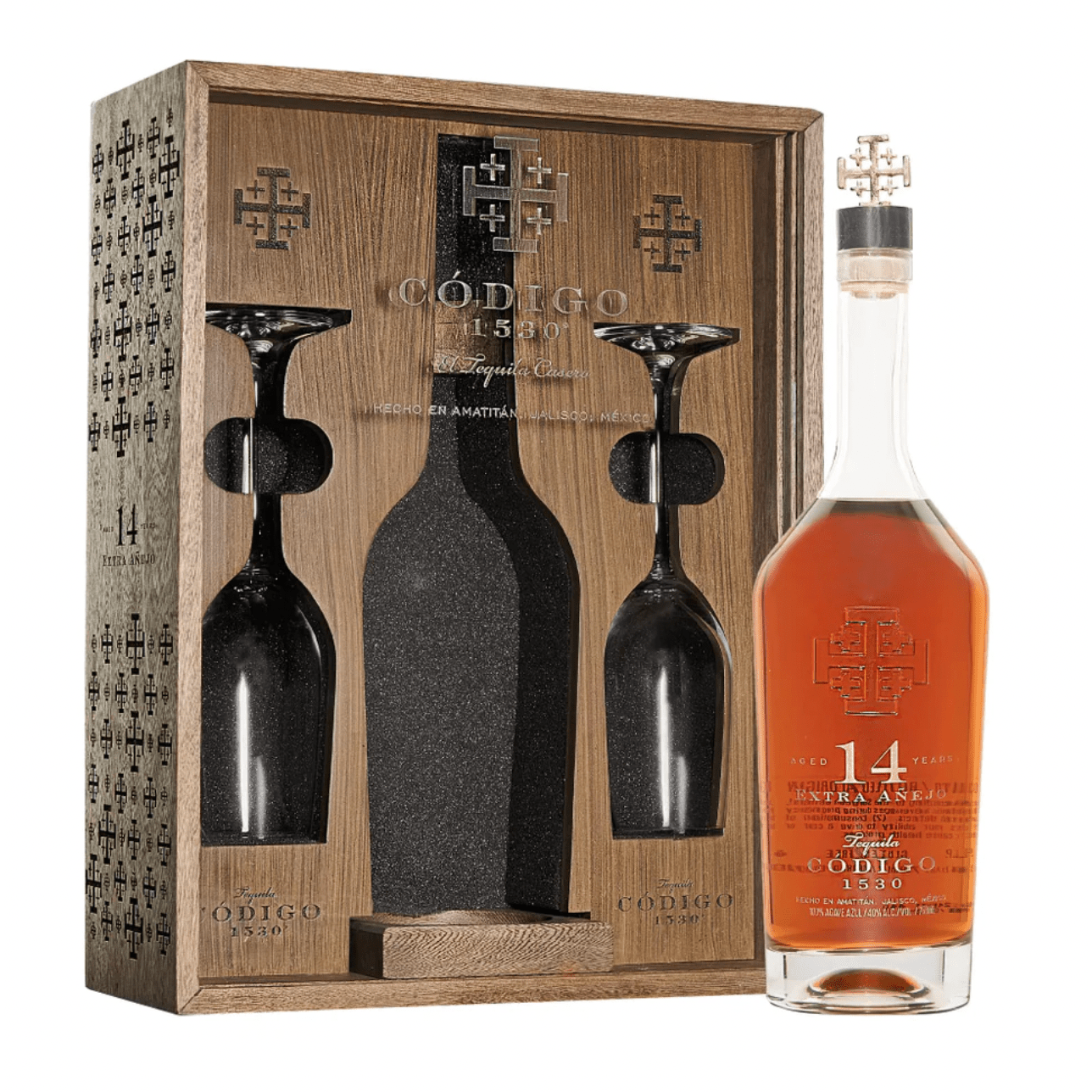 Código 1530 14 Year Extra Anejo Gift Set (750mL) | Keg N Bottle