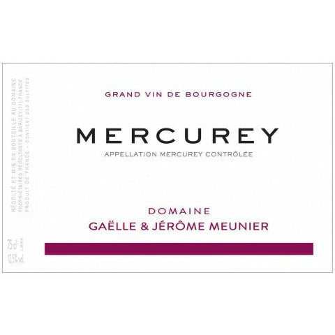 Domaine Gaëlle et Jérôme Meunier - Mercurey | Keg N Bottle