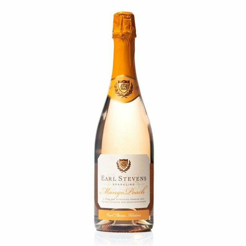 Earl Stevens Sparkling Mango Peach Wine 750 ml | E - 40 Wine (750mL) | Keg N Bottle