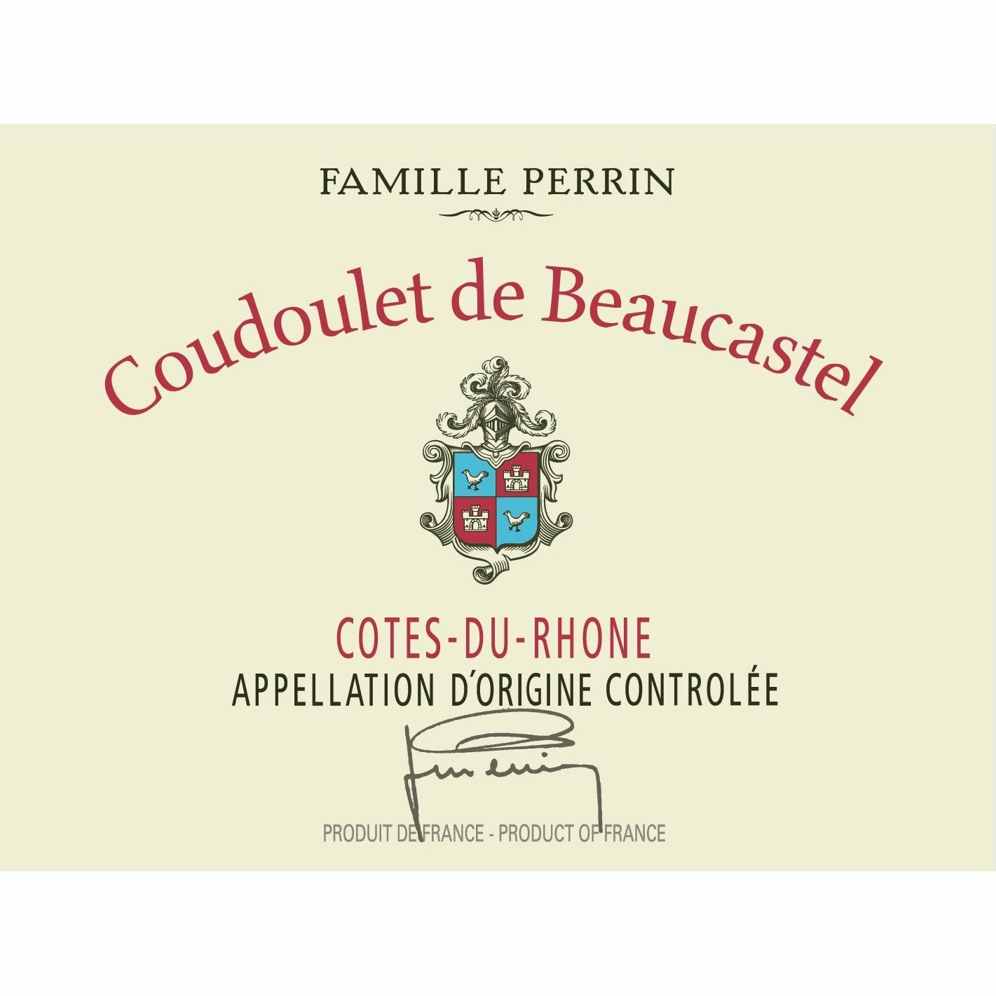 Famille Perrin - Coudoulet de Beaucastel - Cotes du Rhone | Keg N Bottle