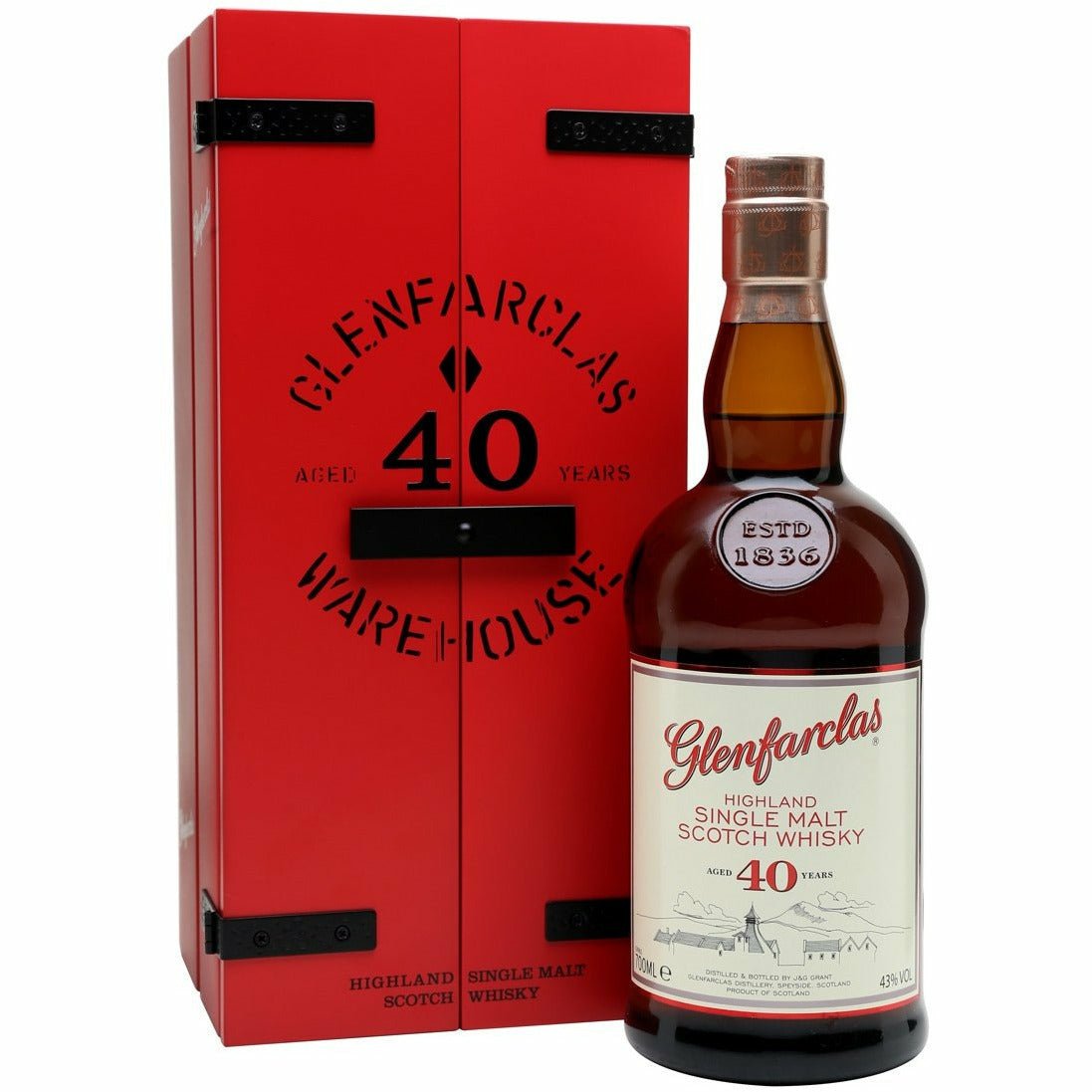Glenfarclas 40 Year Single Malt Scotch Whisky 750 mL | Keg N Bottle
